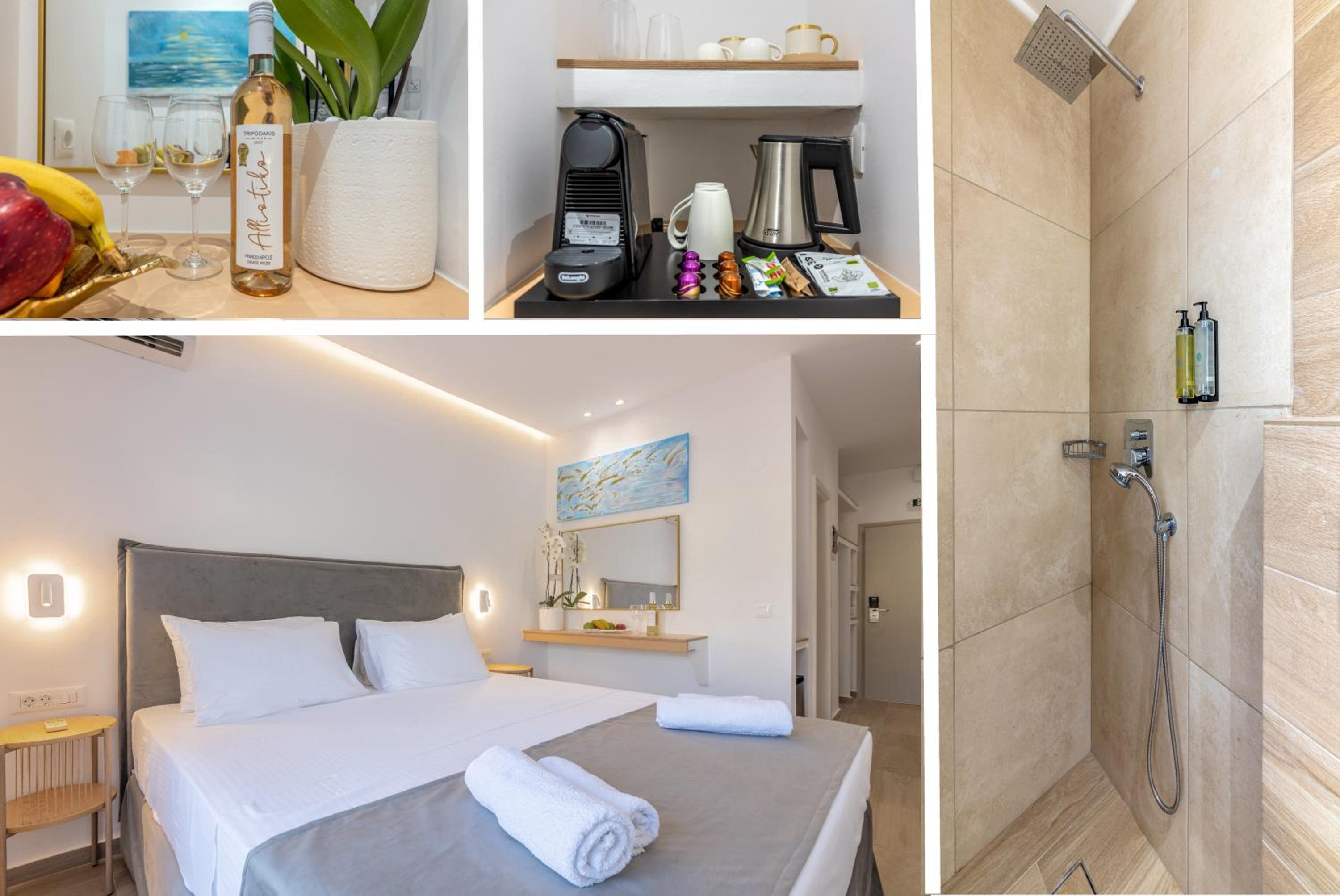 Deluxe Double Room with Balcony and Sea View