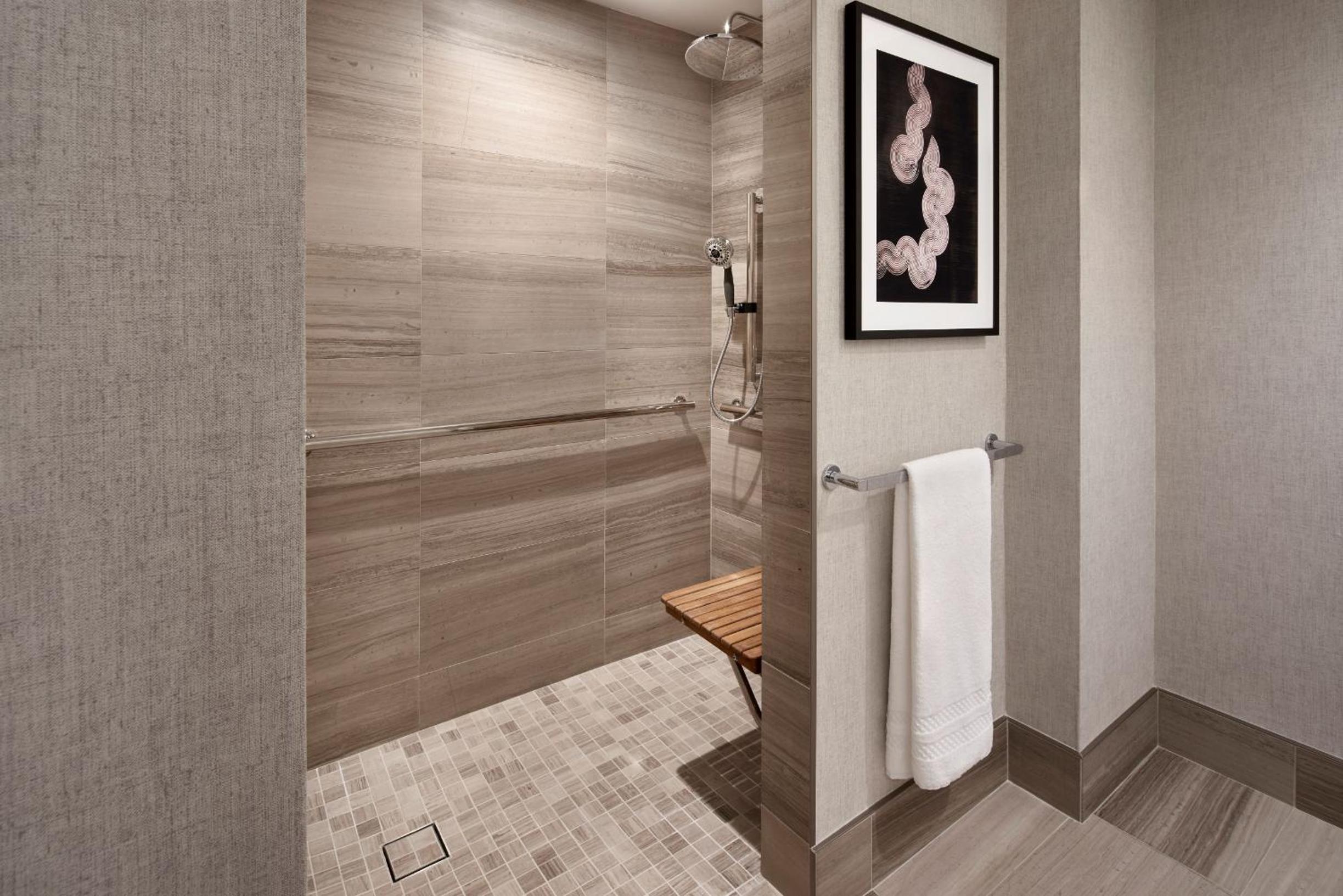 Deluxe King Room with City View and Roll-in Shower - Mobility Accessible - Photo 5