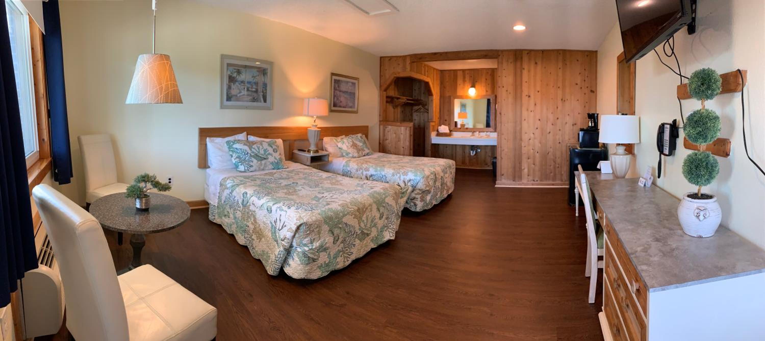 Standard Room, 2 Double Beds, Refrigerator, Mezzanine (Not Pet Friendly)