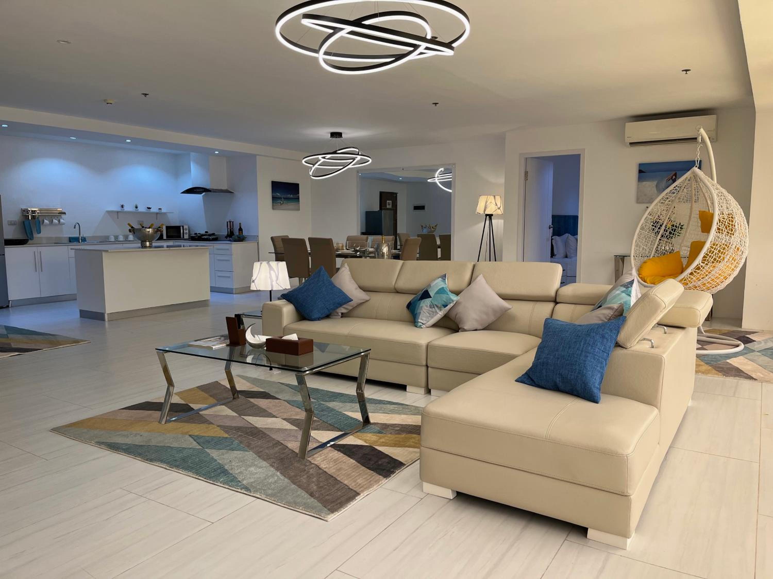 Three-Bedroom Apartment with Balcony