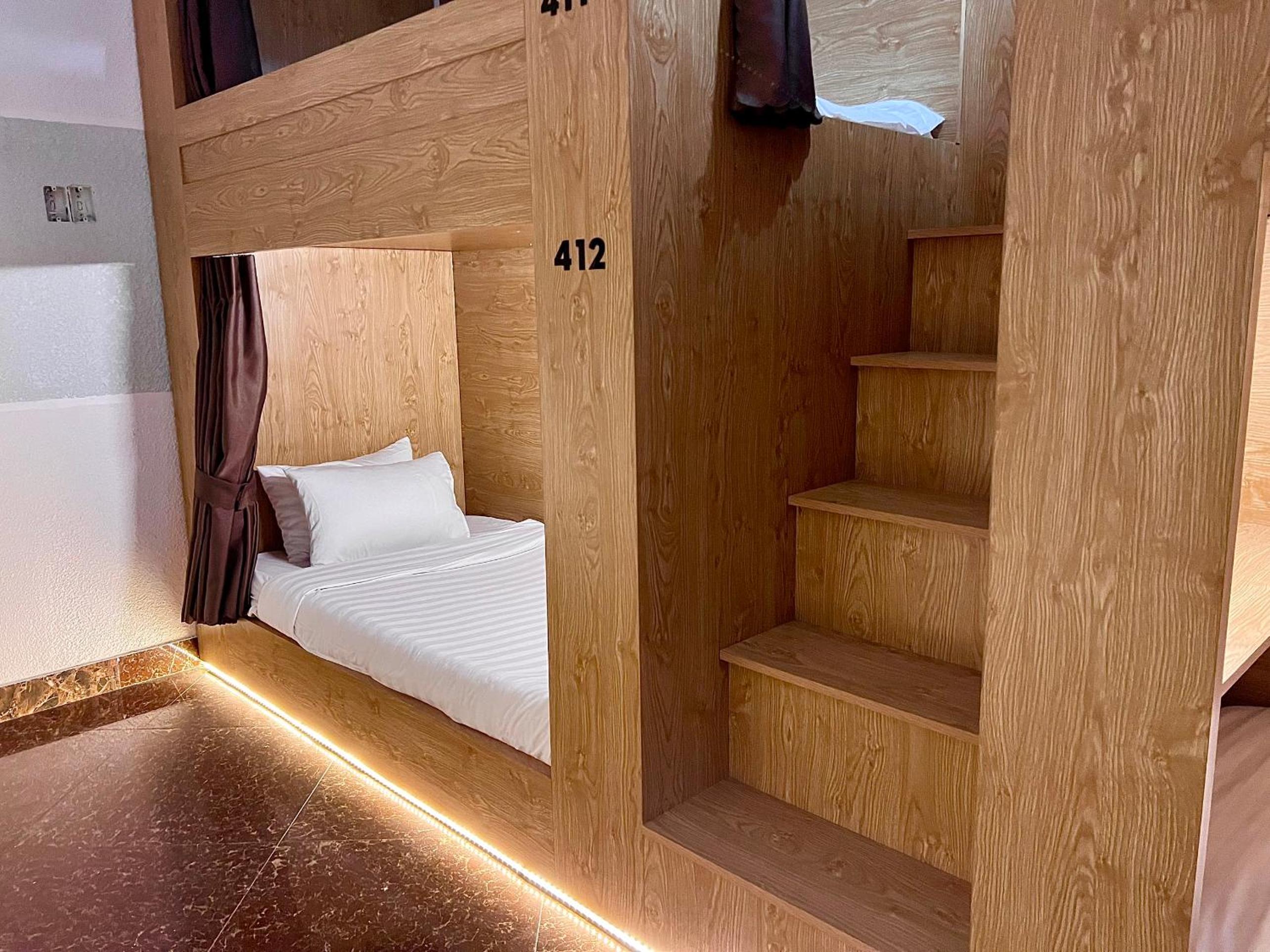 Single Bed in Female Dormitory Room