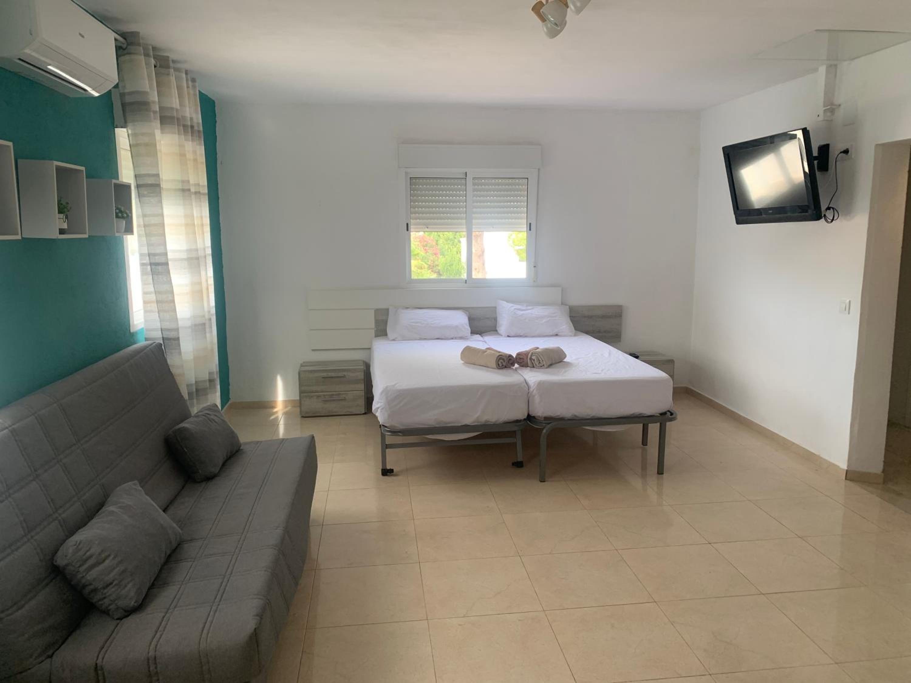 Habitación Familiar con Vista a la Montaña