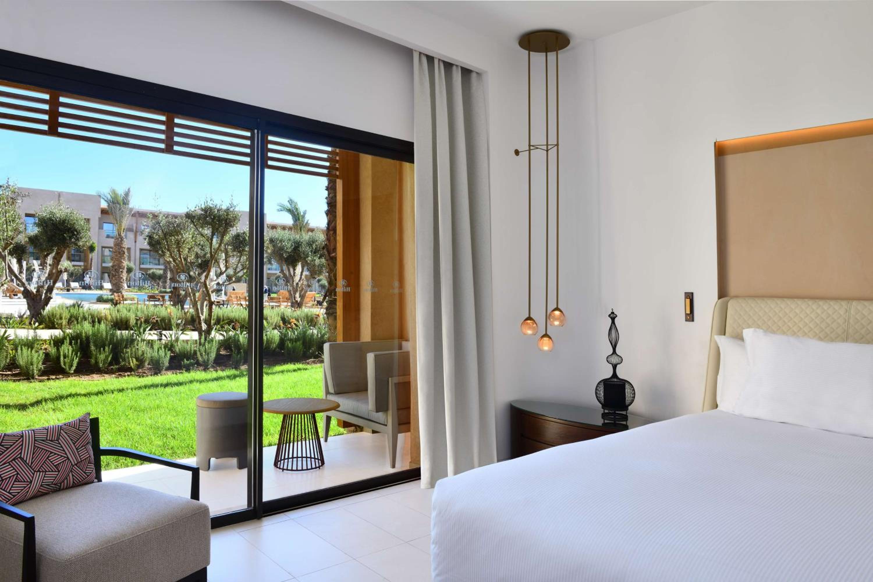 Guest Room with Two Double Beds and Pool View - Photo 5
