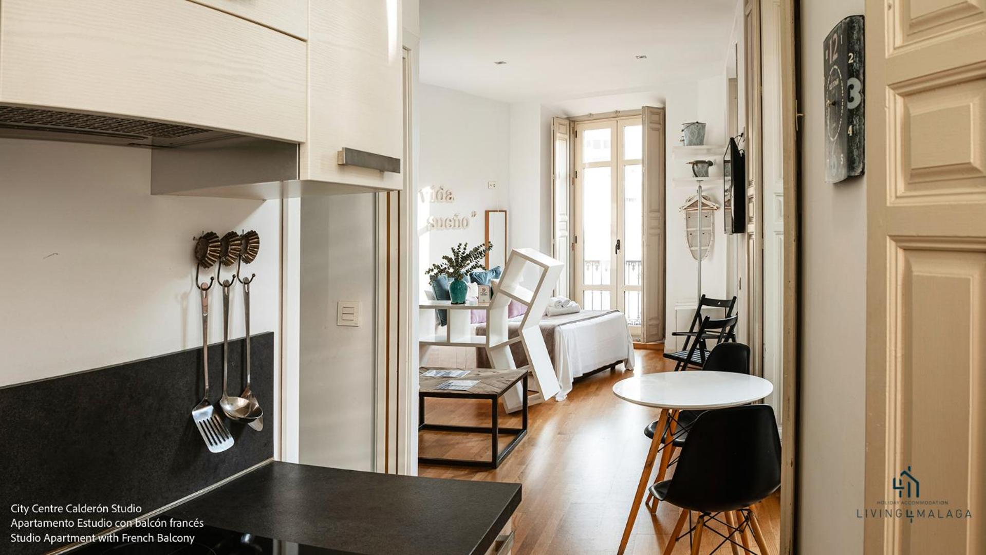 Apartamento Estudio con Balcón Francés