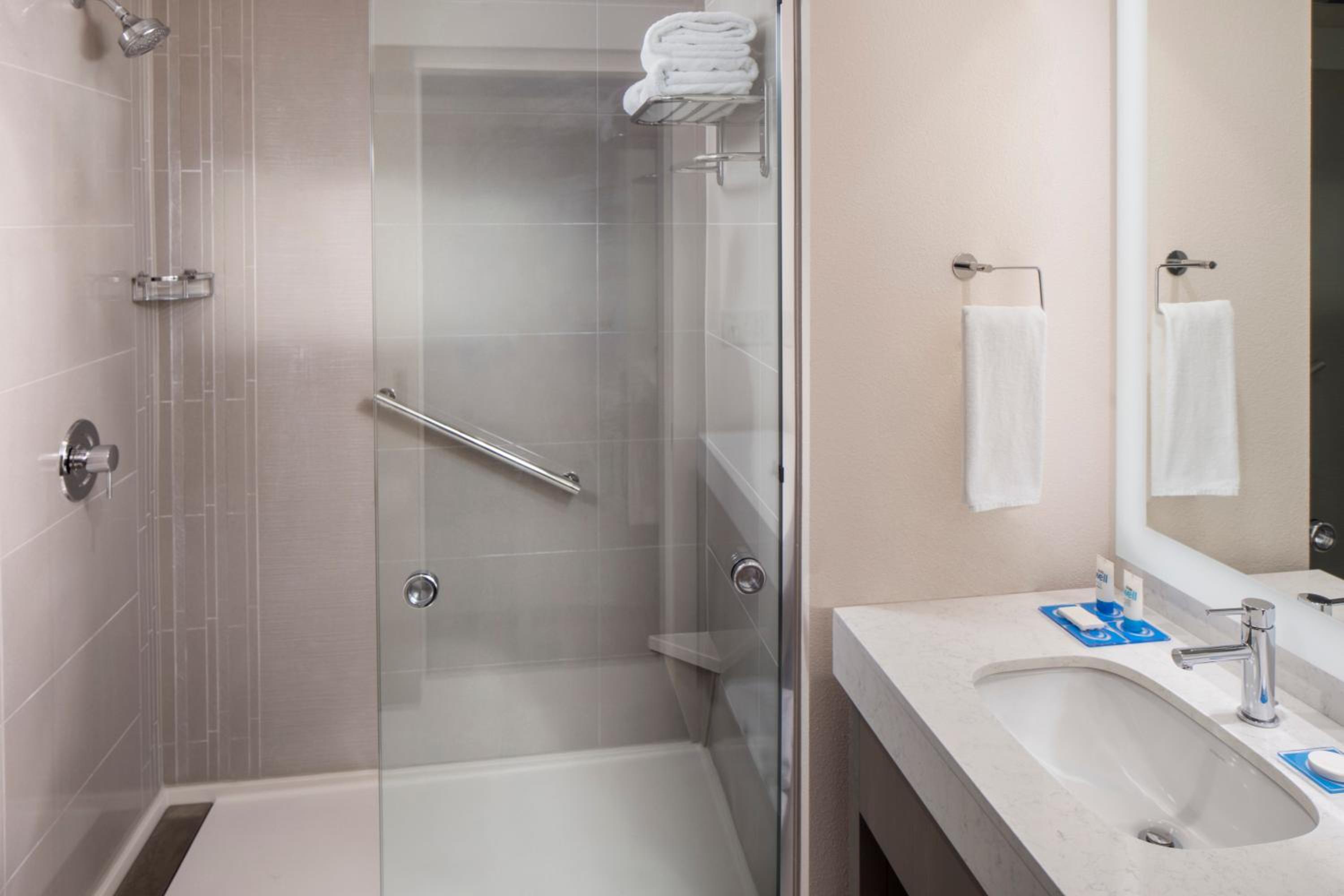 King Room with Sofa Bed and Roll-in Shower - Mobility and Hearing Accessible