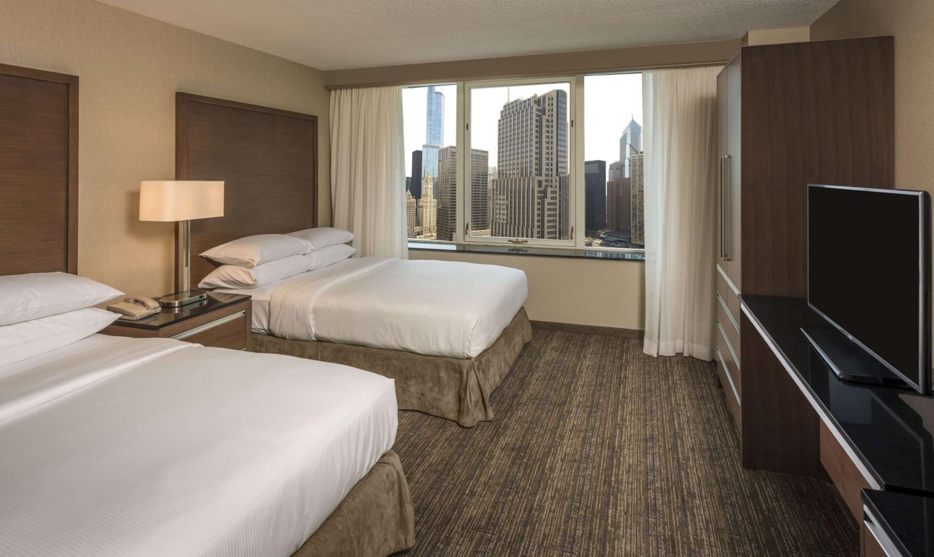 Premium Double Suite with Two Double Beds - City View - Photo 1