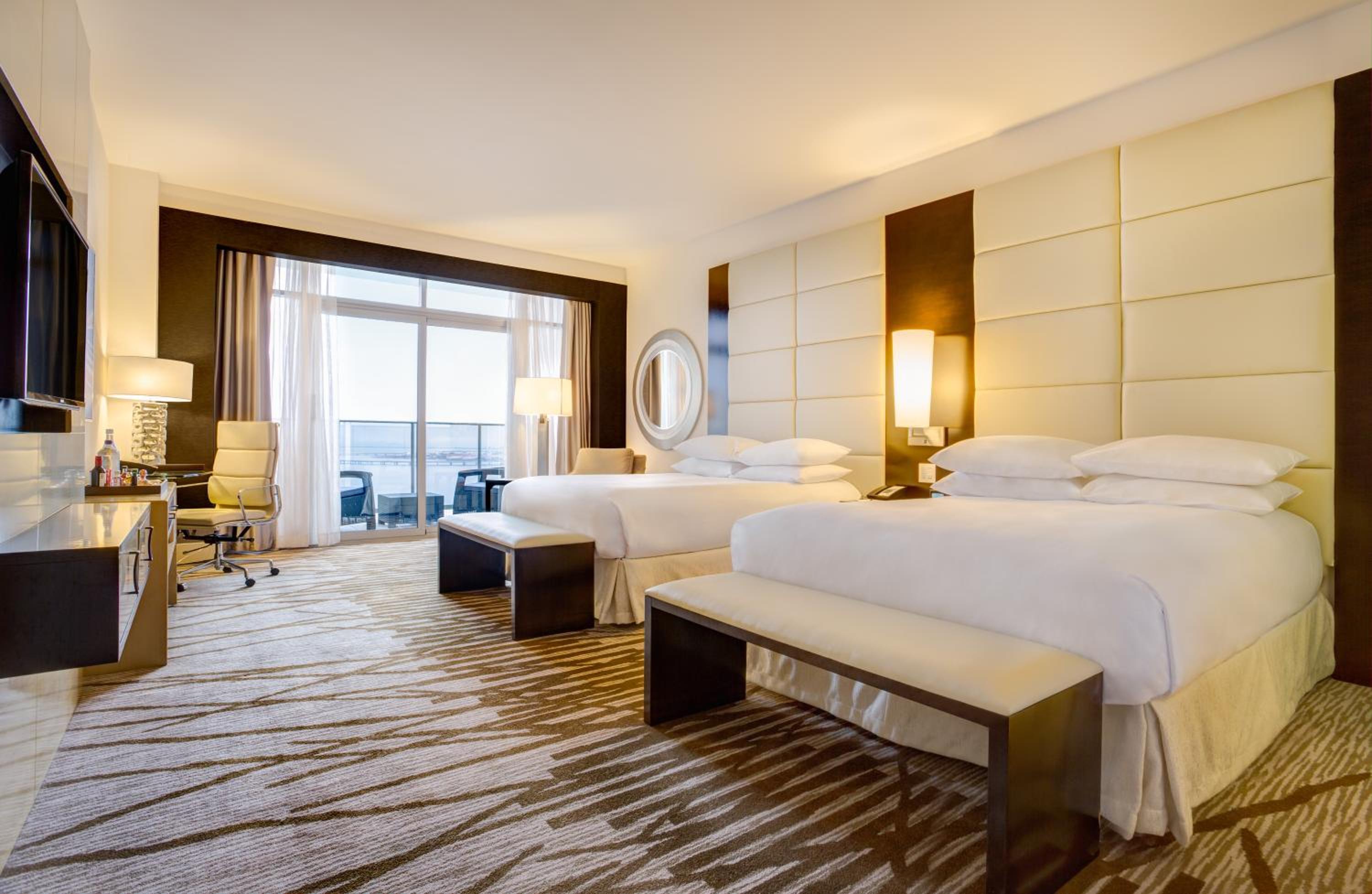 Premium Double Room with Two Double Beds and Ocean View
