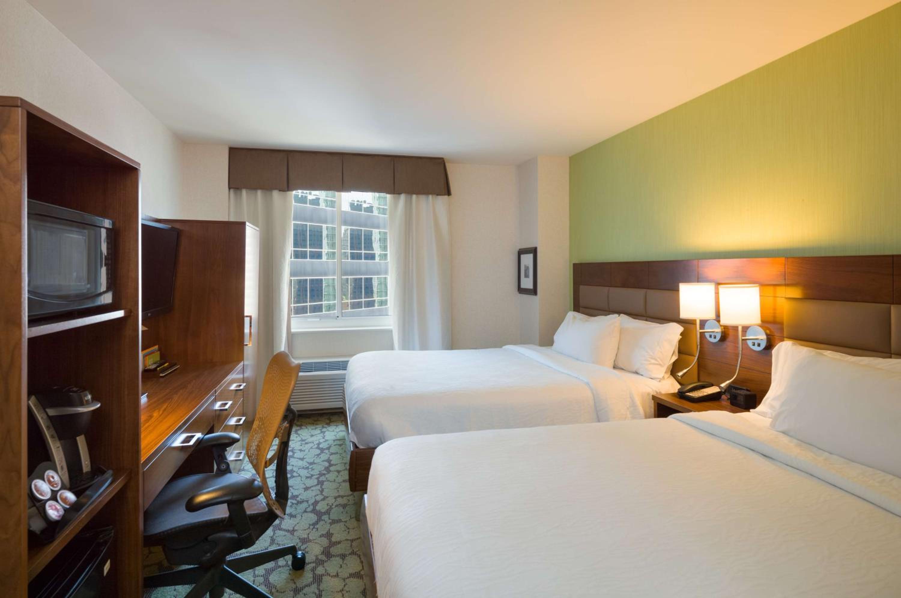 Queen Room with Two Queen Beds and City View