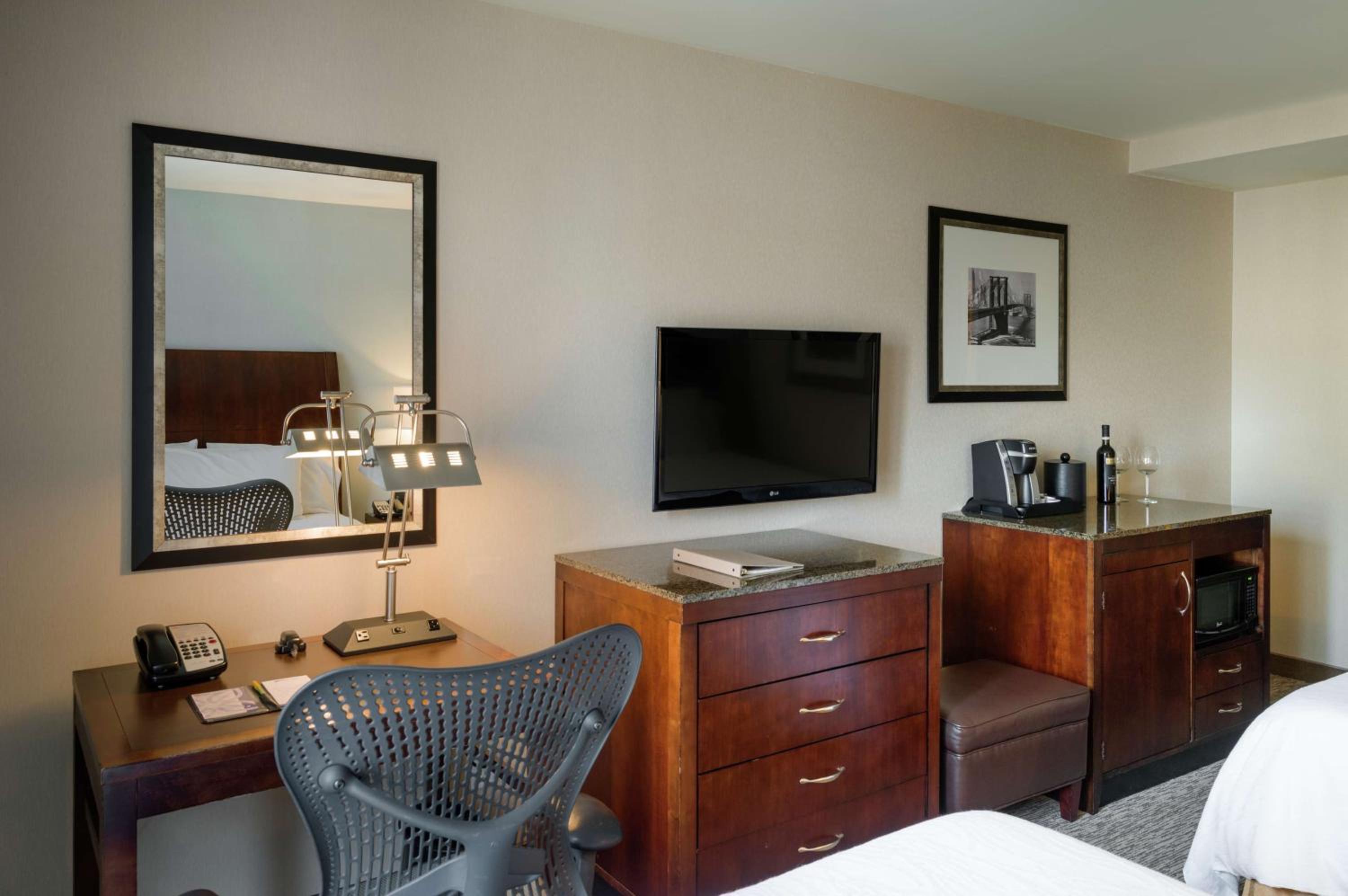 Double Room with Two Double Beds and City View
