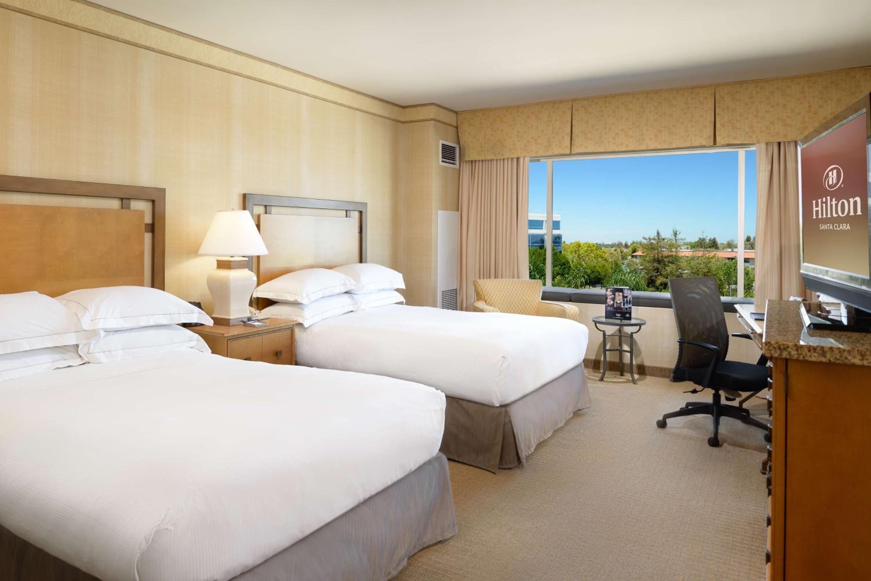 Superior Two Double Beds and City View