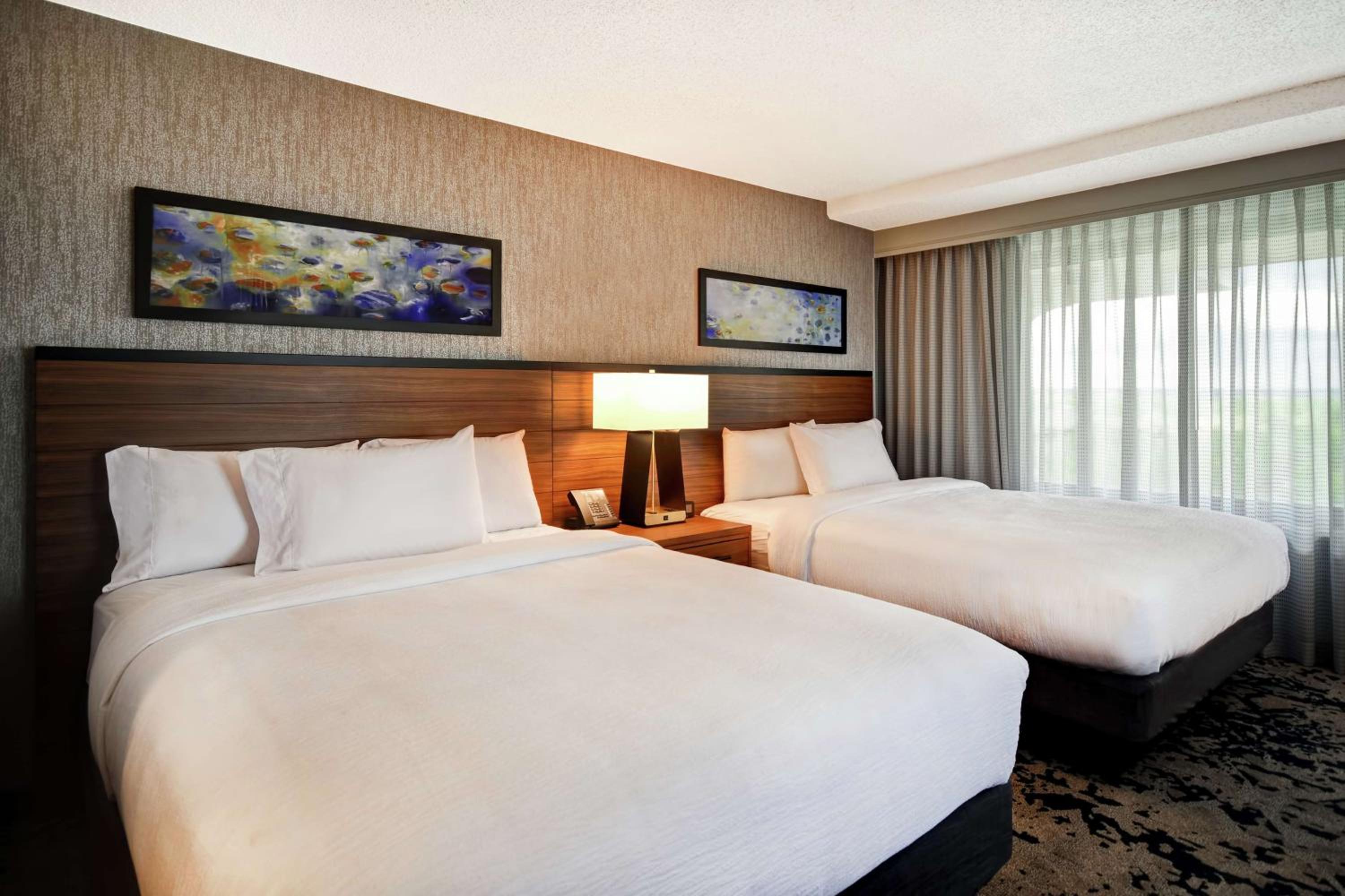 Premium Queen Suite with Two Queen Beds - Non-Smoking at Embassy Suites by Hilton Omaha Downtown Old Market in Omaha