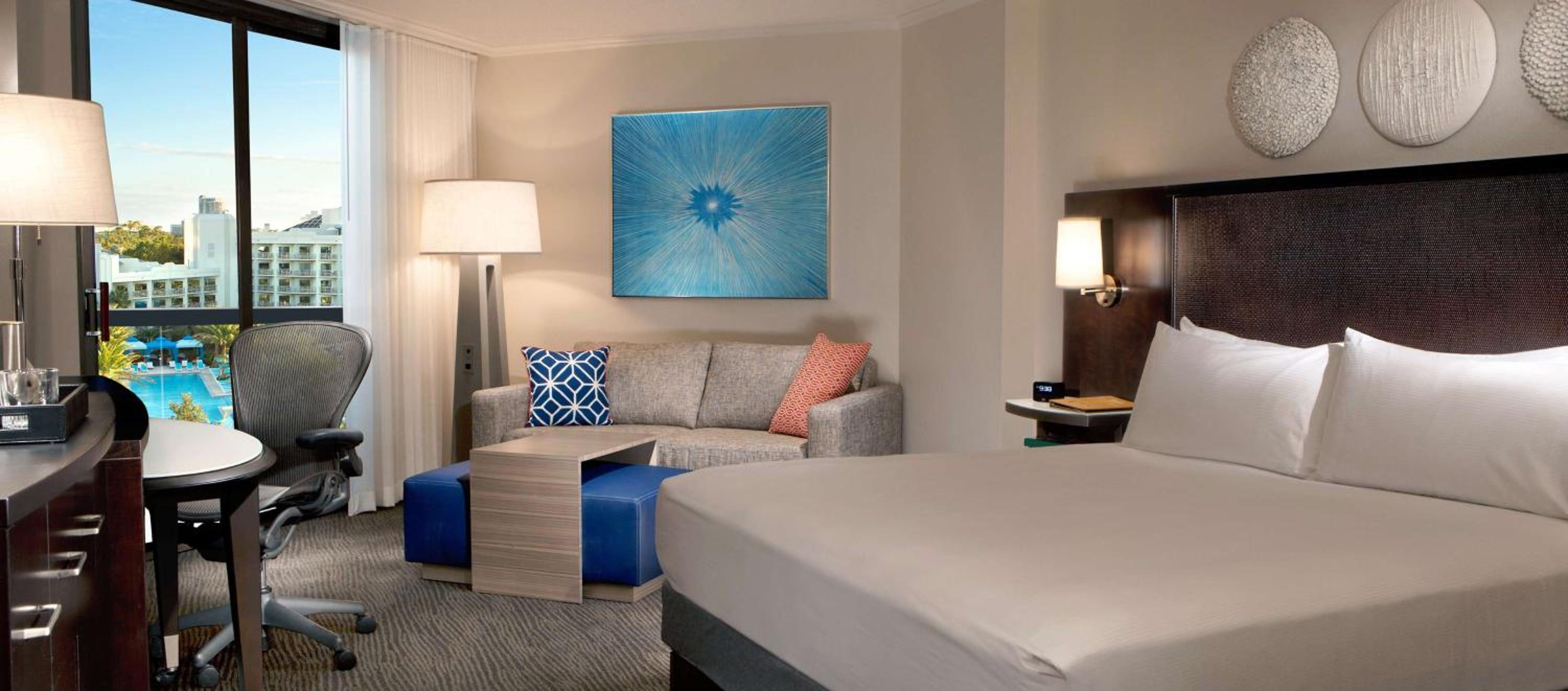 King Room with View - Mobility/Hearing Accessible thumbnail 5