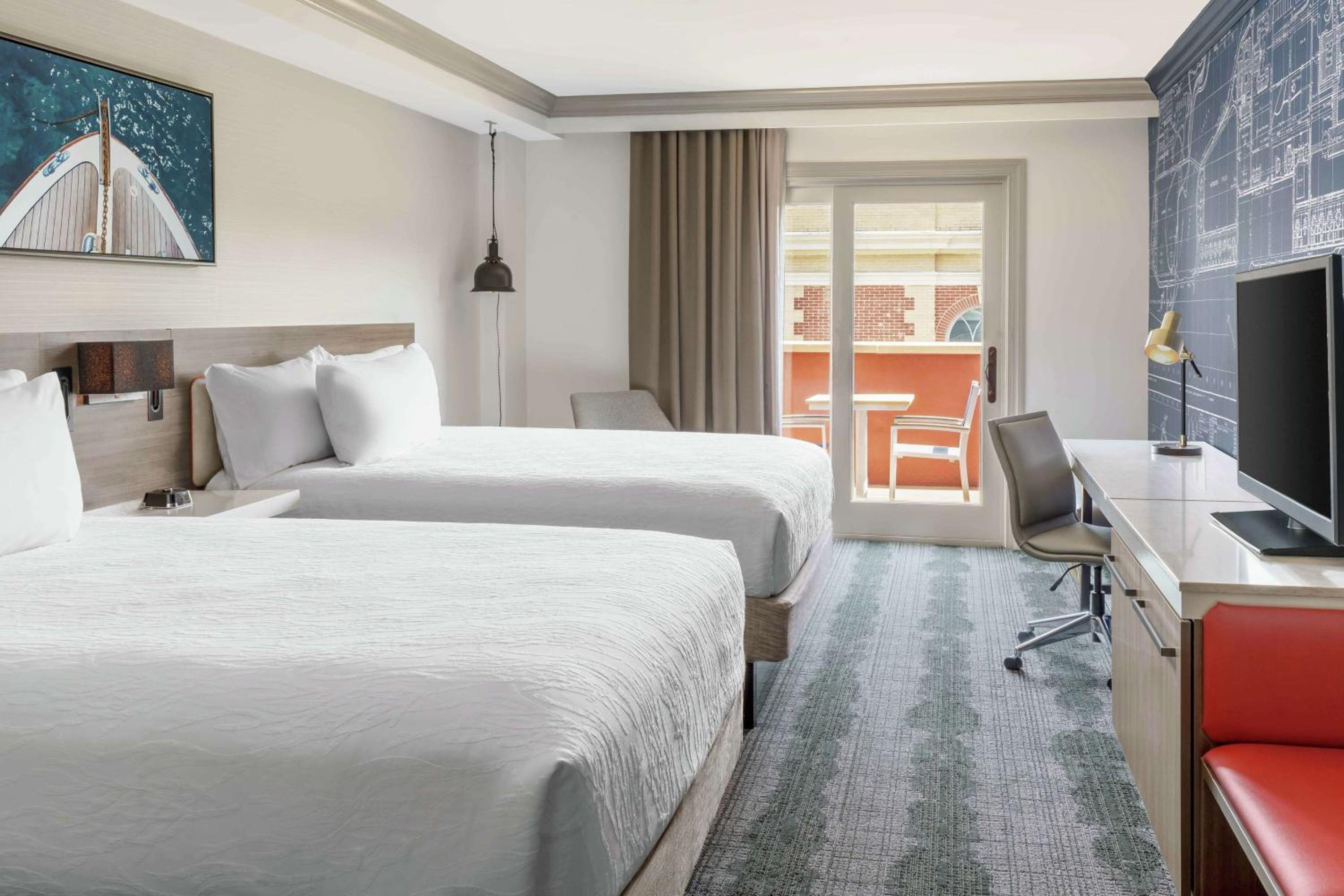 Queen Room with Two Queen Beds and Balcony with City View - Photo 1