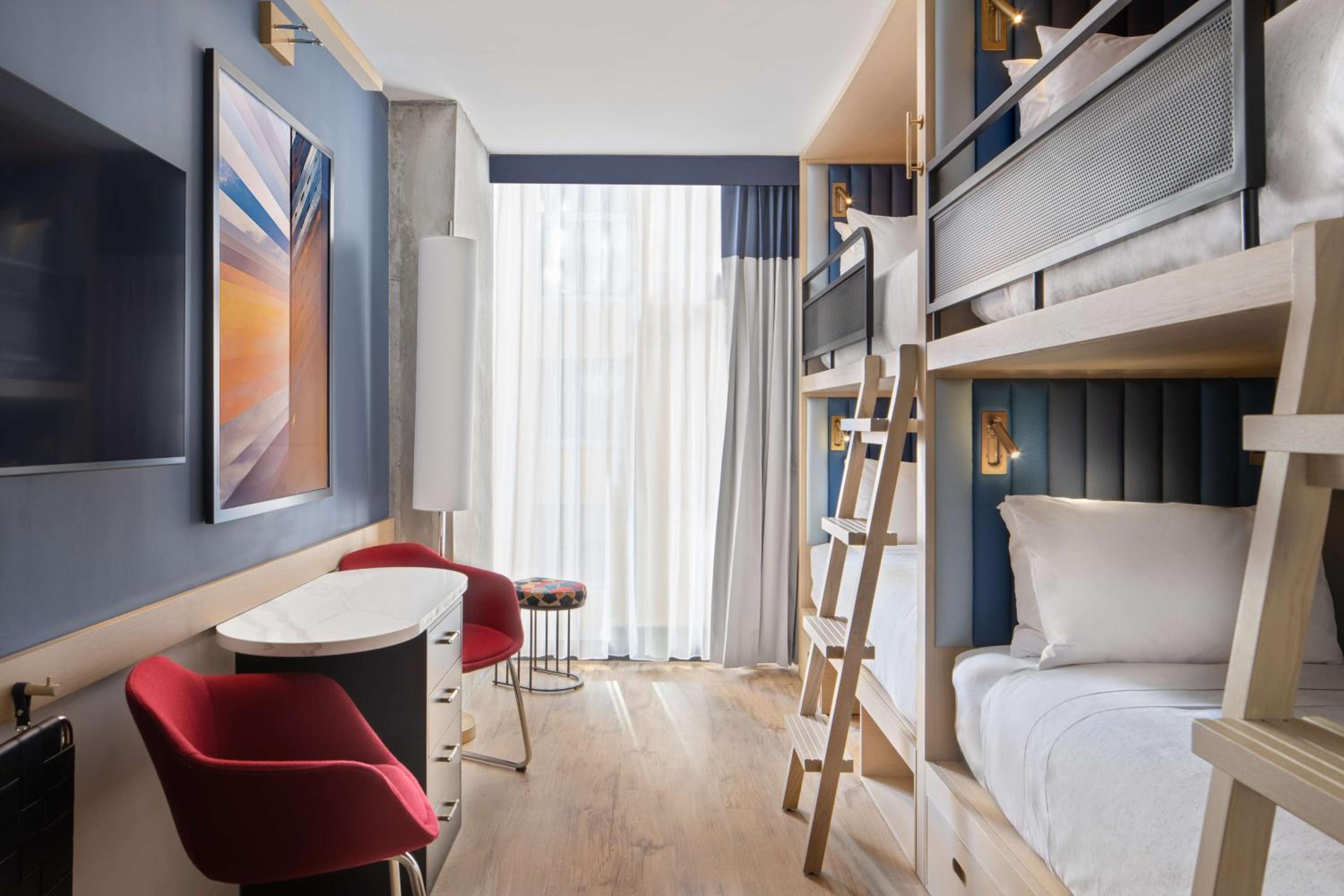 Room with Four Twin Beds