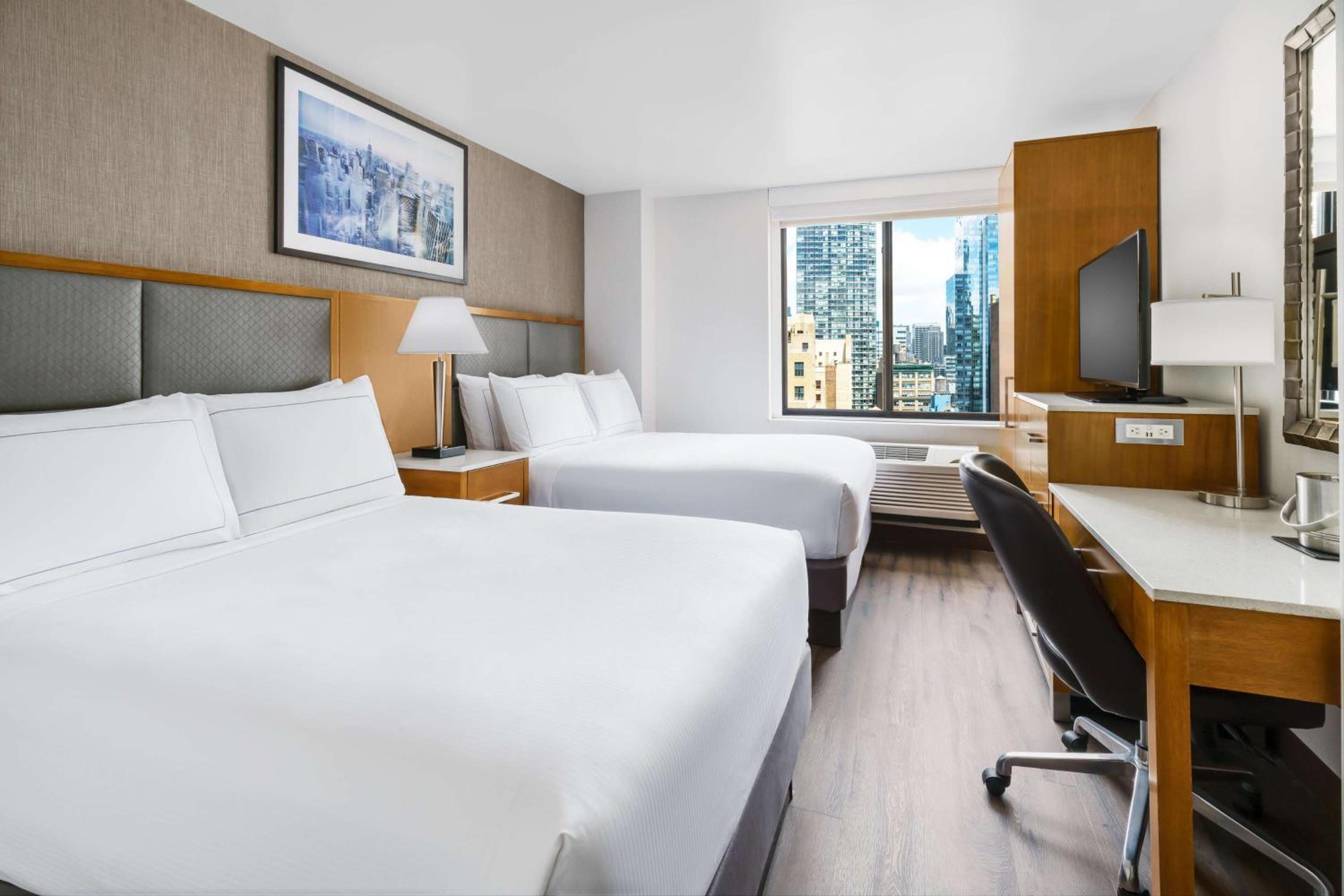 Double Room with Two Double Beds with View
