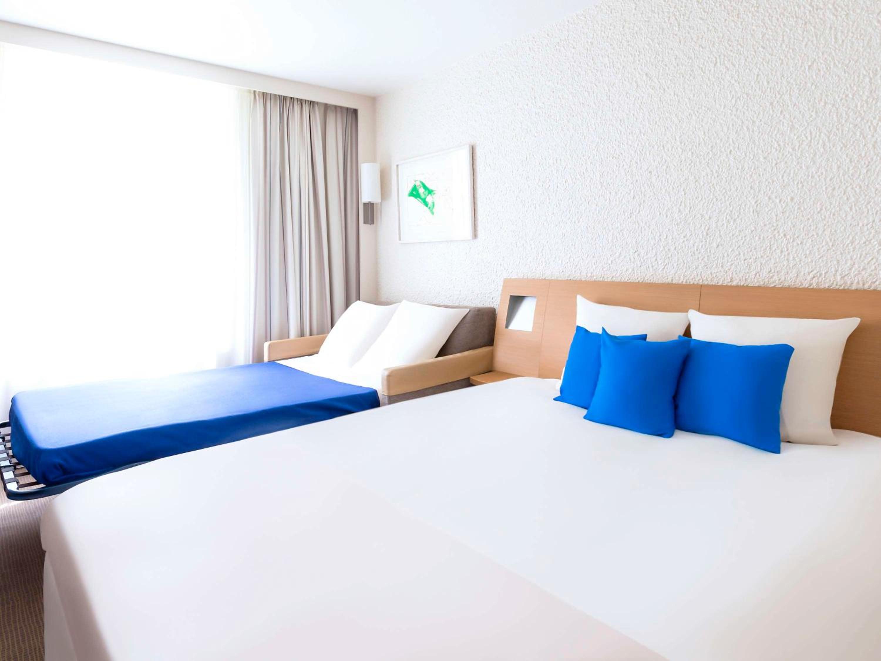 Superior room with 1 Queensize bed and 1 single sofa bed