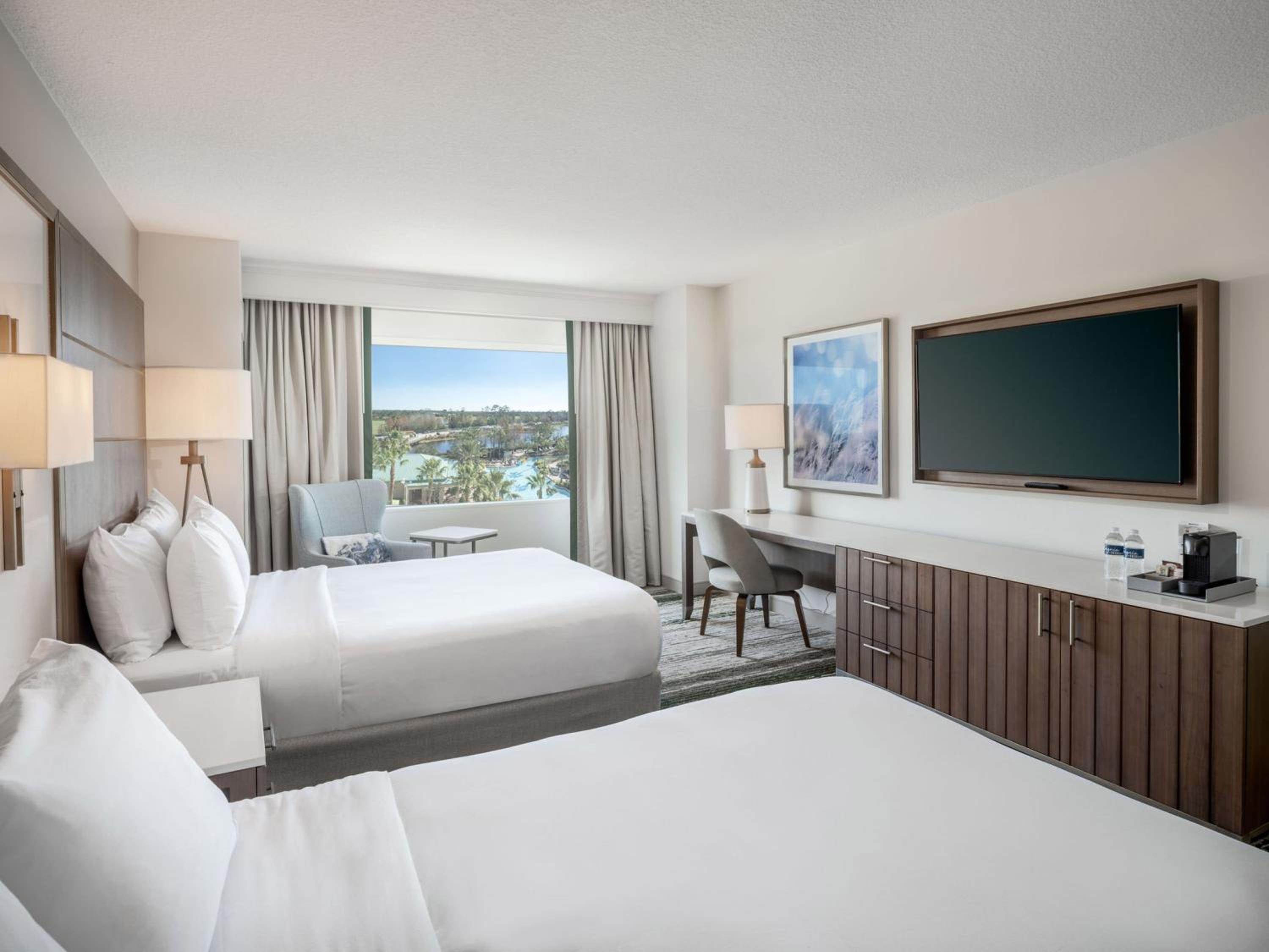 Queen Room with Two Queen Beds - Disney Springs View