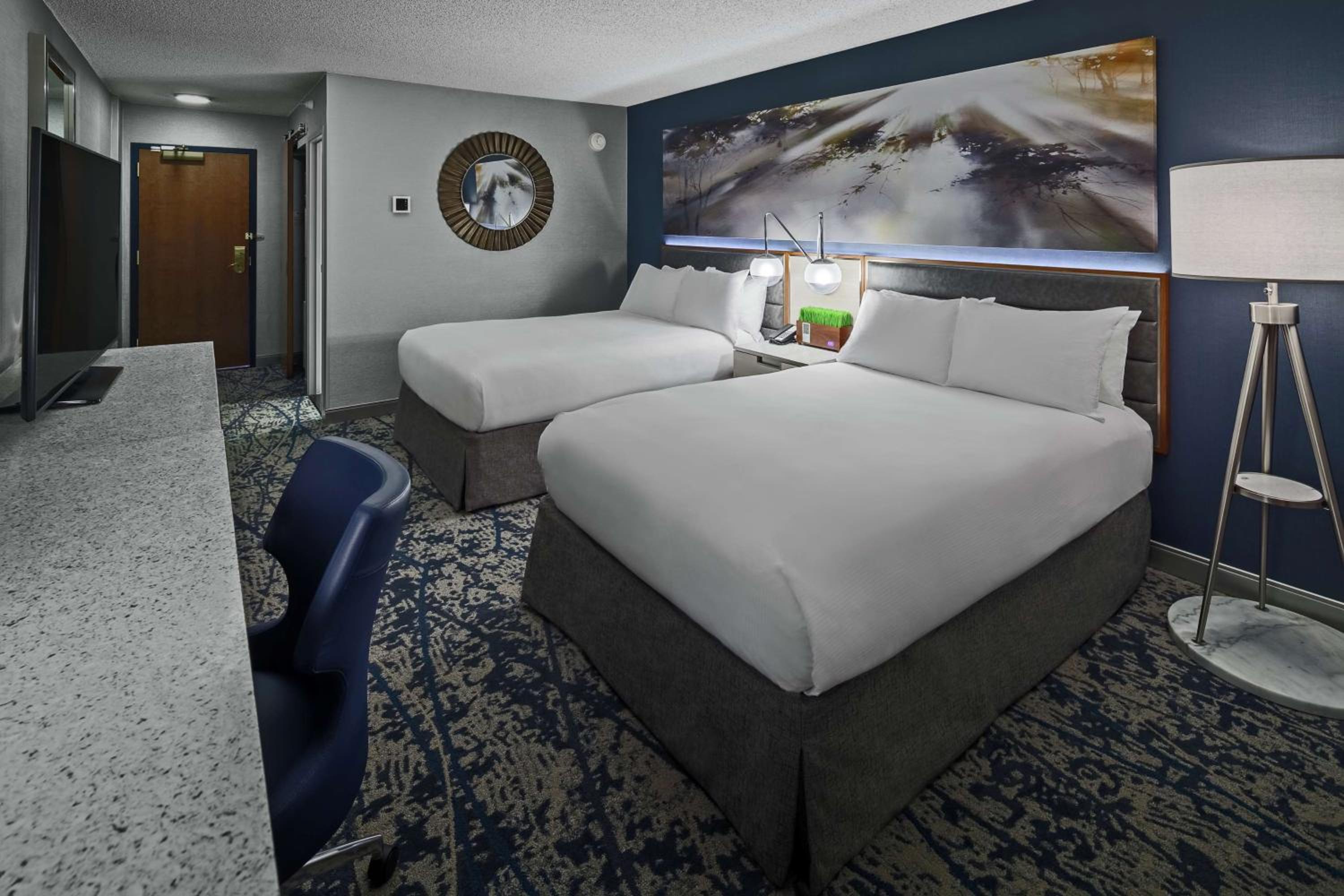 Double Room with Two Double Beds and Balcony at DoubleTree by Hilton Hotel Denver in Denver