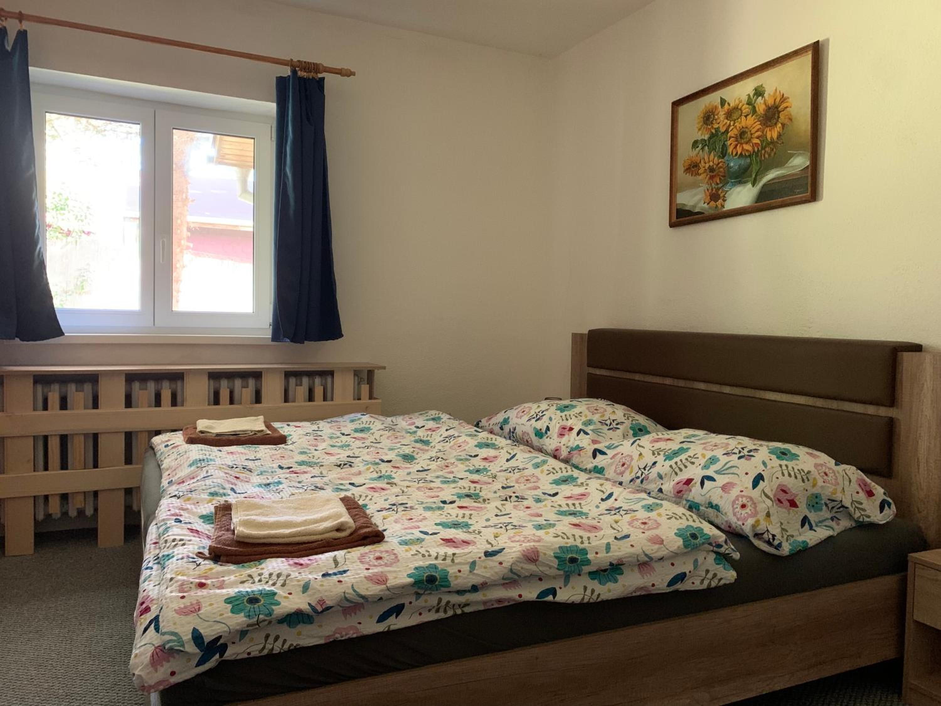 Double Room with Garden View and Shared Kitchen