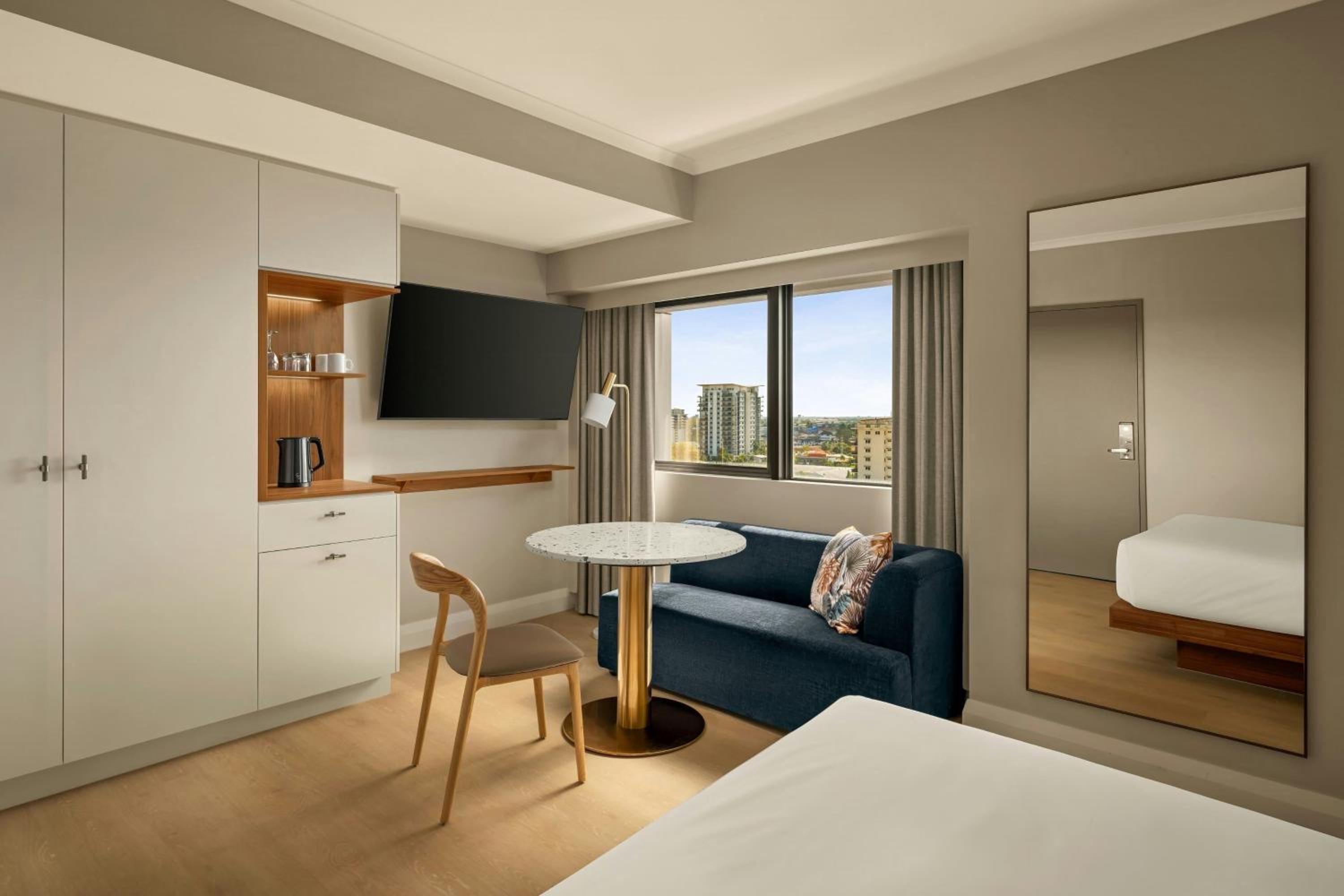 Premium Queen Room with Two Queen Beds and City View