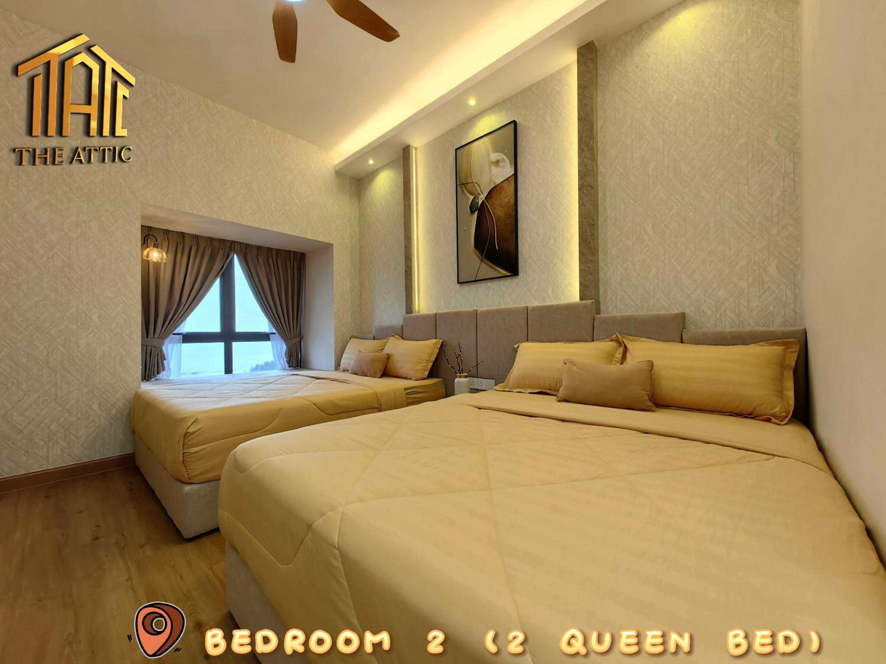 Two Bedroom Deluxe Family Suite (Private Bathtub & Sea View)