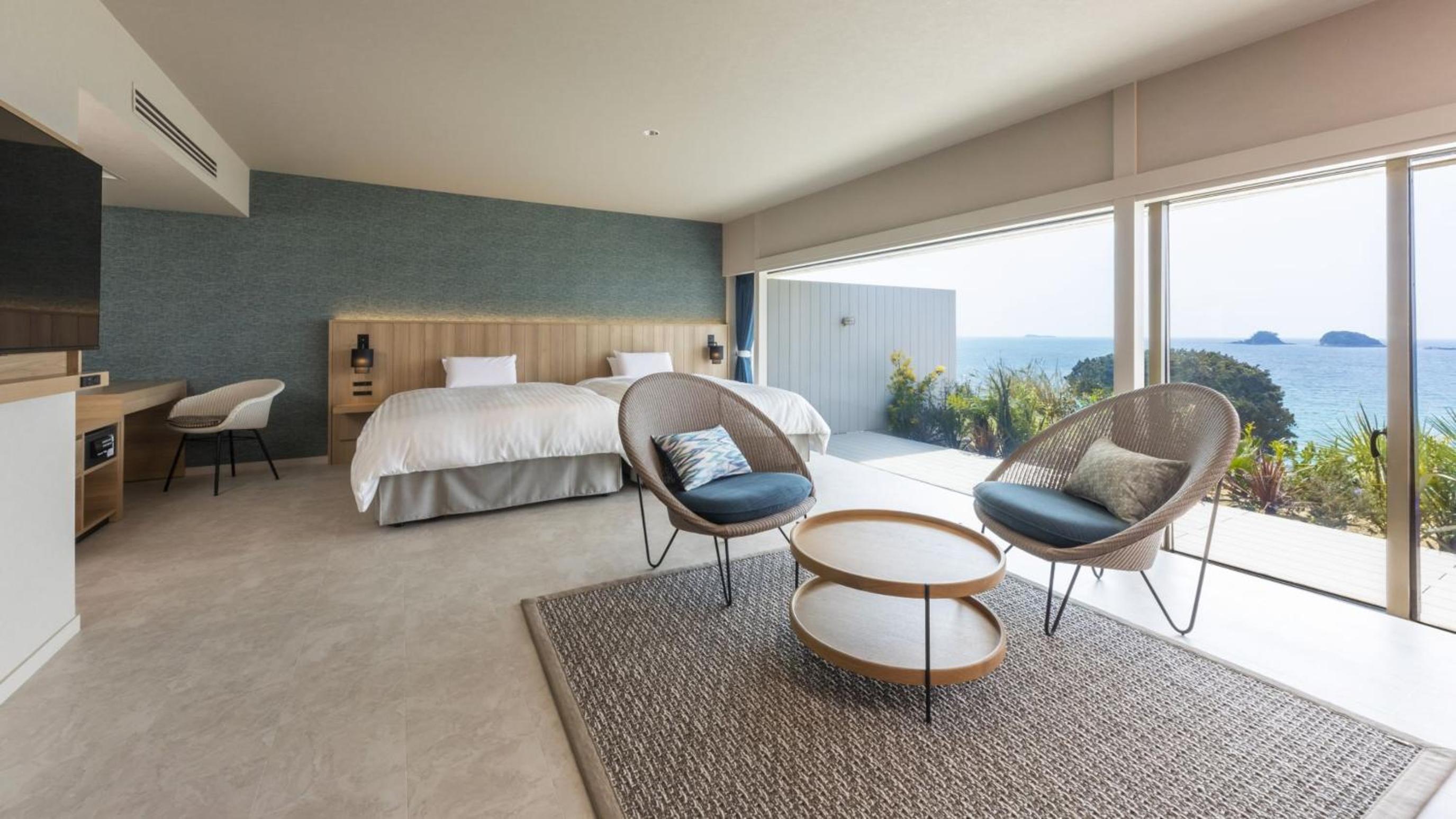 Premium Deluxe Room with Open-Air Bath, Ocean View - Photo 1