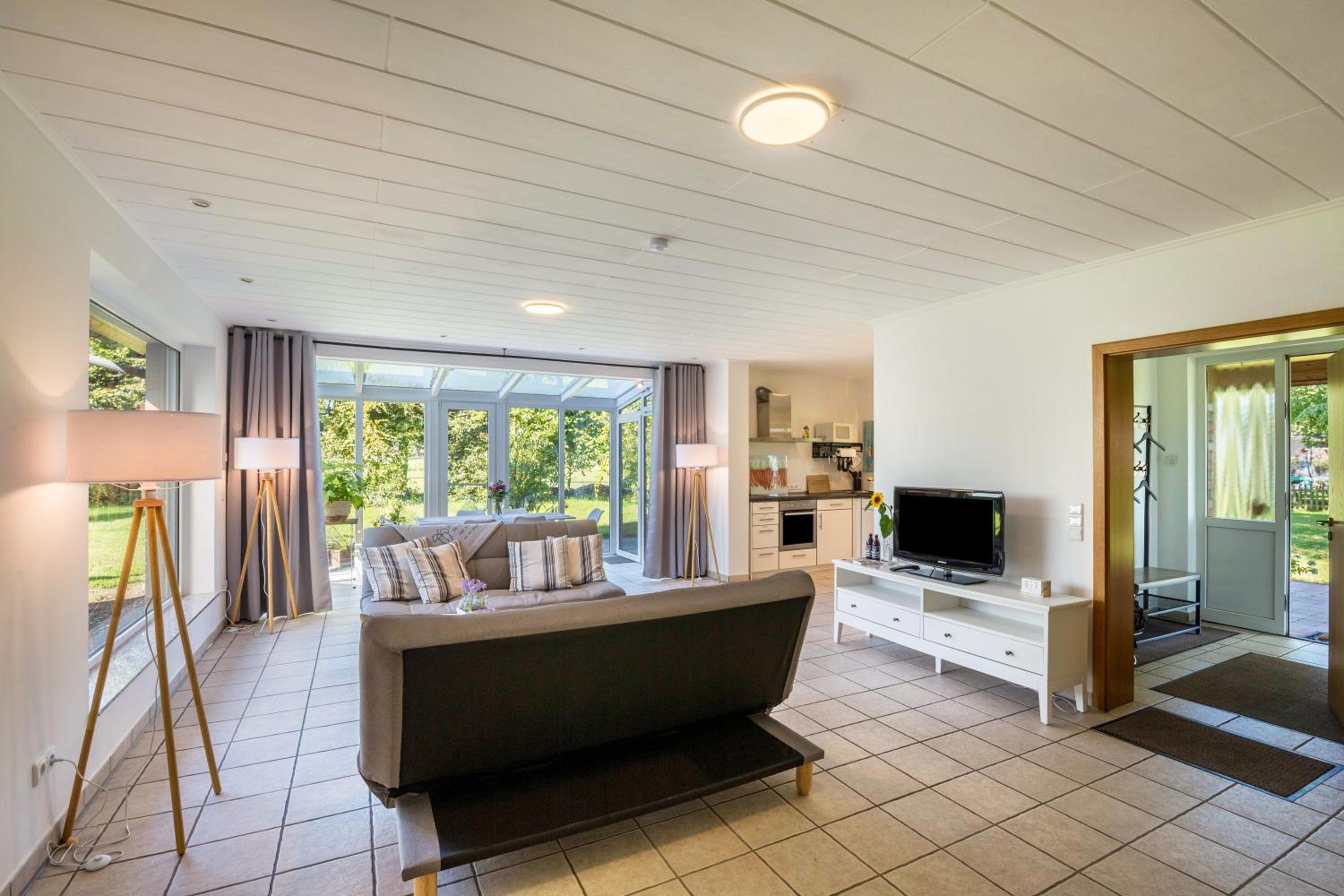 One-Bedroom Apartment with Garden View