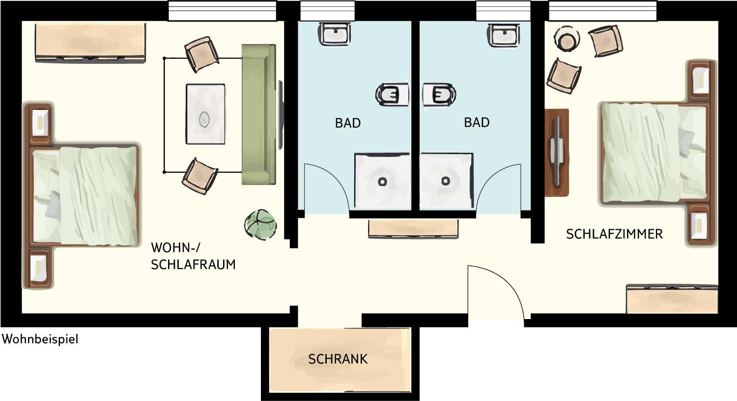 Large Two-Bedroom Family Suite - Photo 2