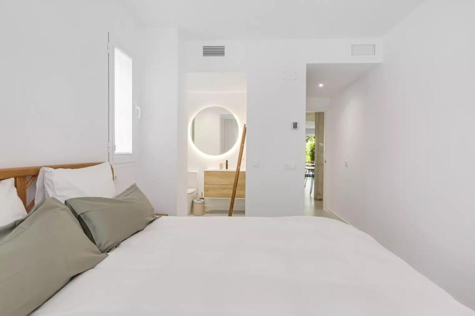 Apartamento con vista al jardín