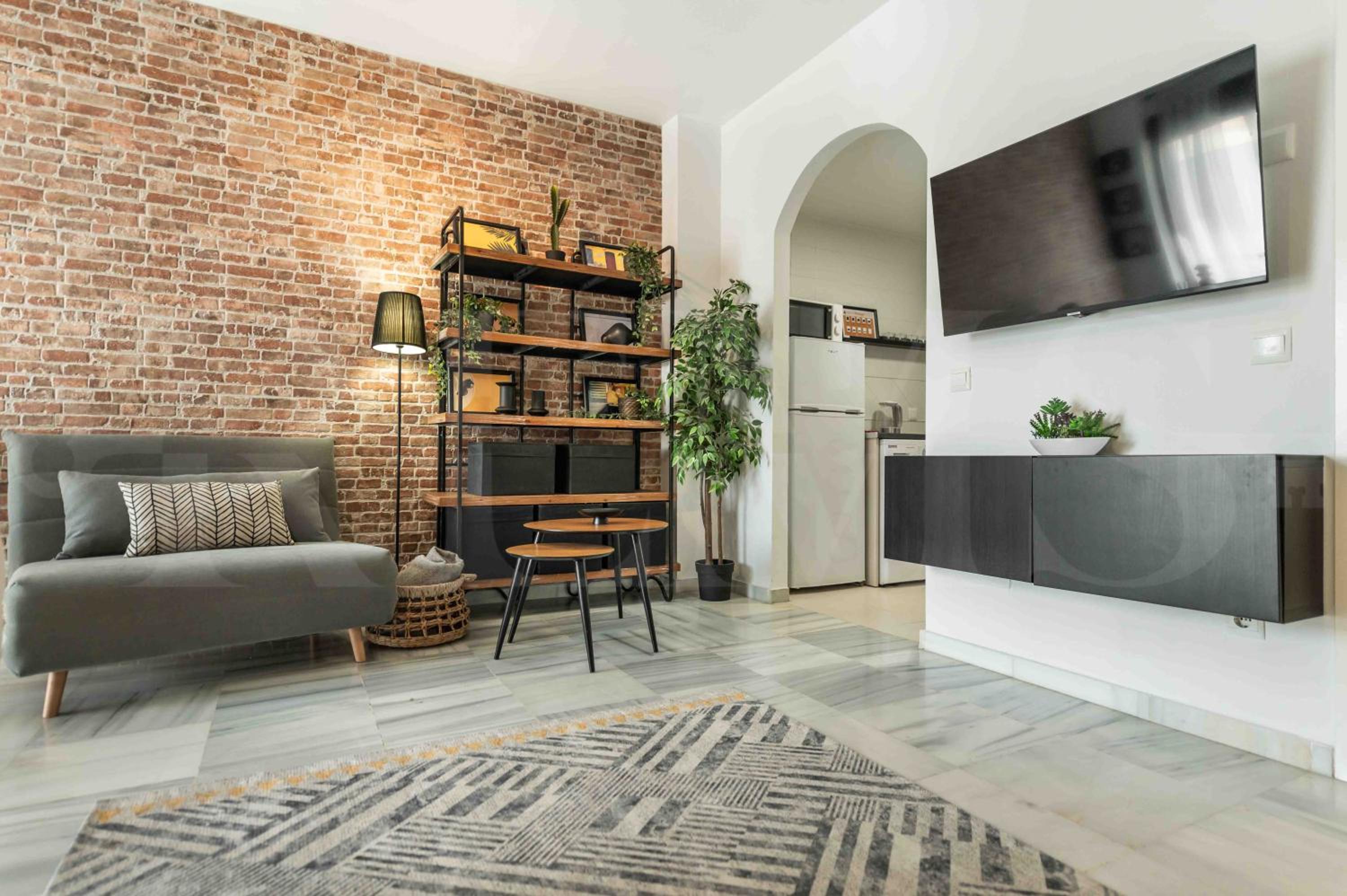 Estudio con terraza