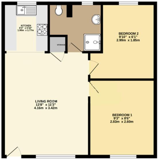 Two-Bedroom Apartment photo 3