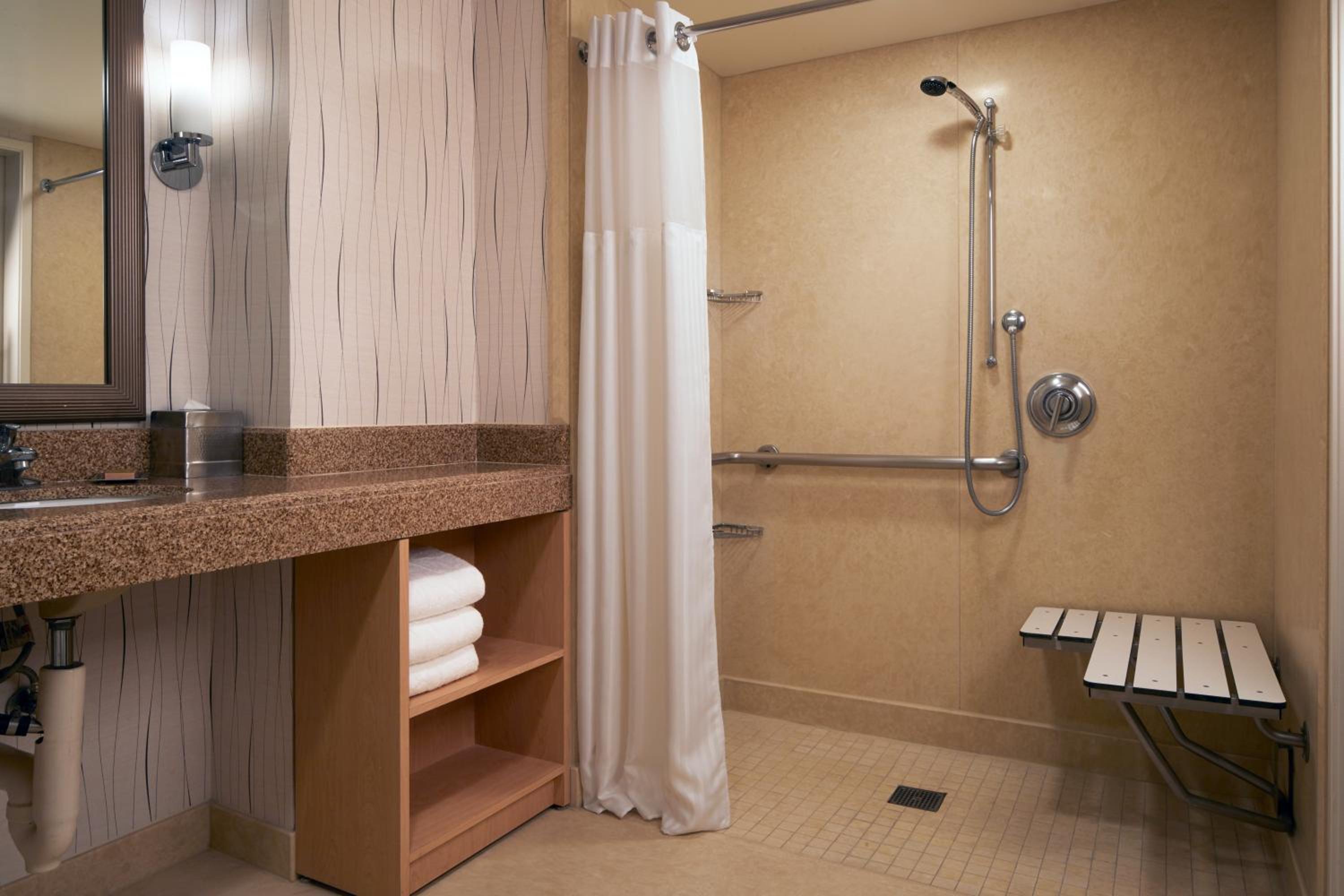 King Room with Roll-In Shower - Mobility/Hearing Accessible