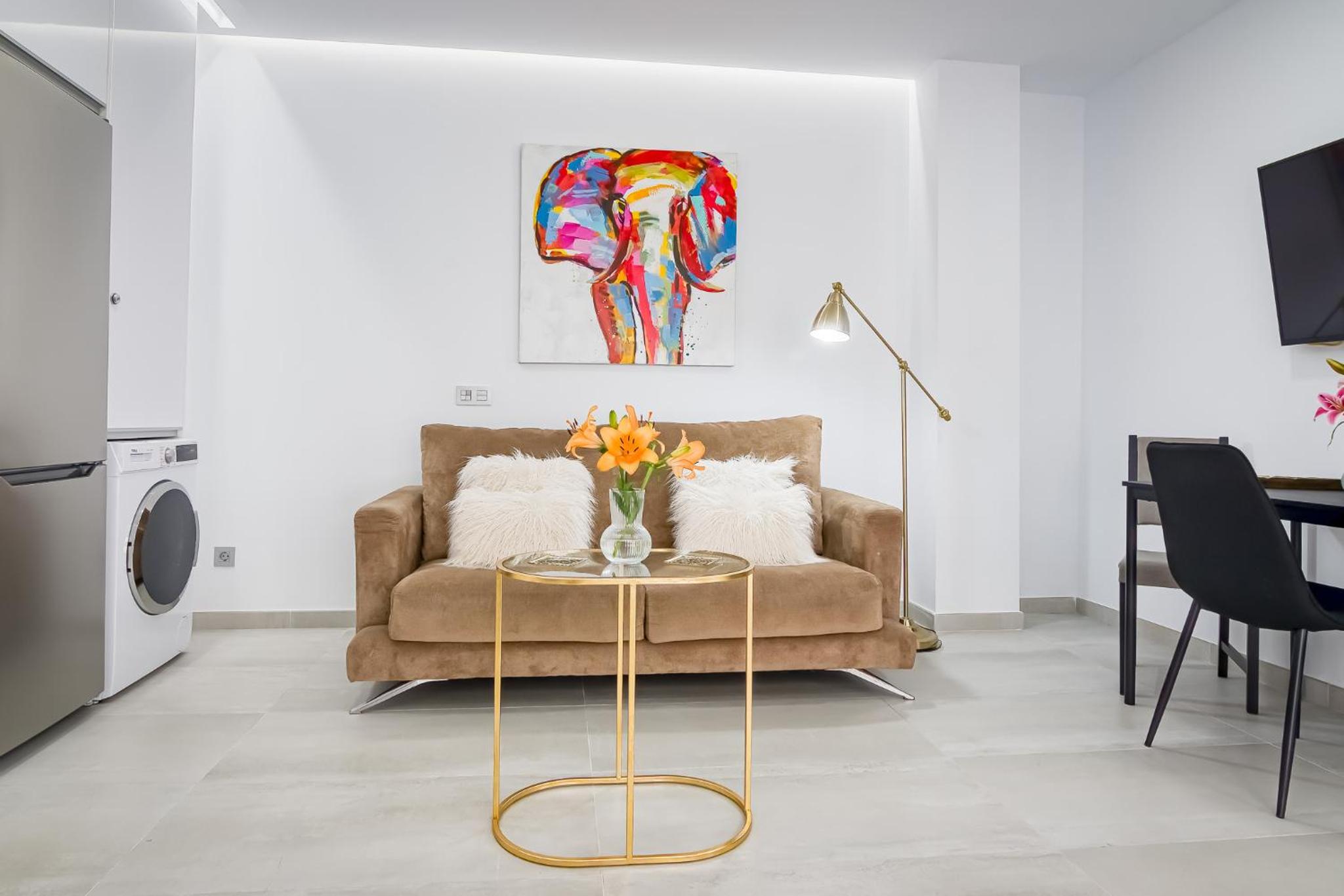 Apartamento de dos habitaciones