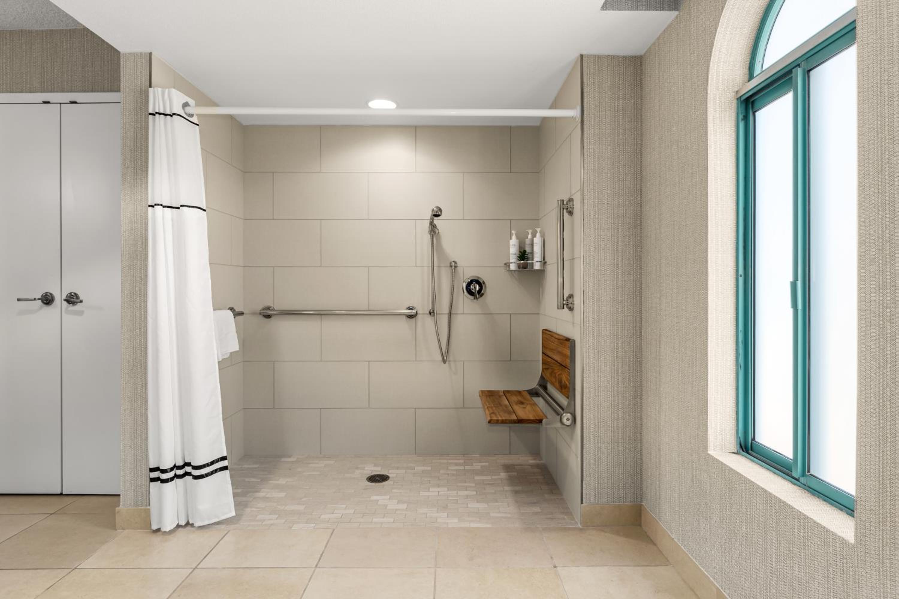 Two-Room Suite with One King Bed and Roll-In Shower