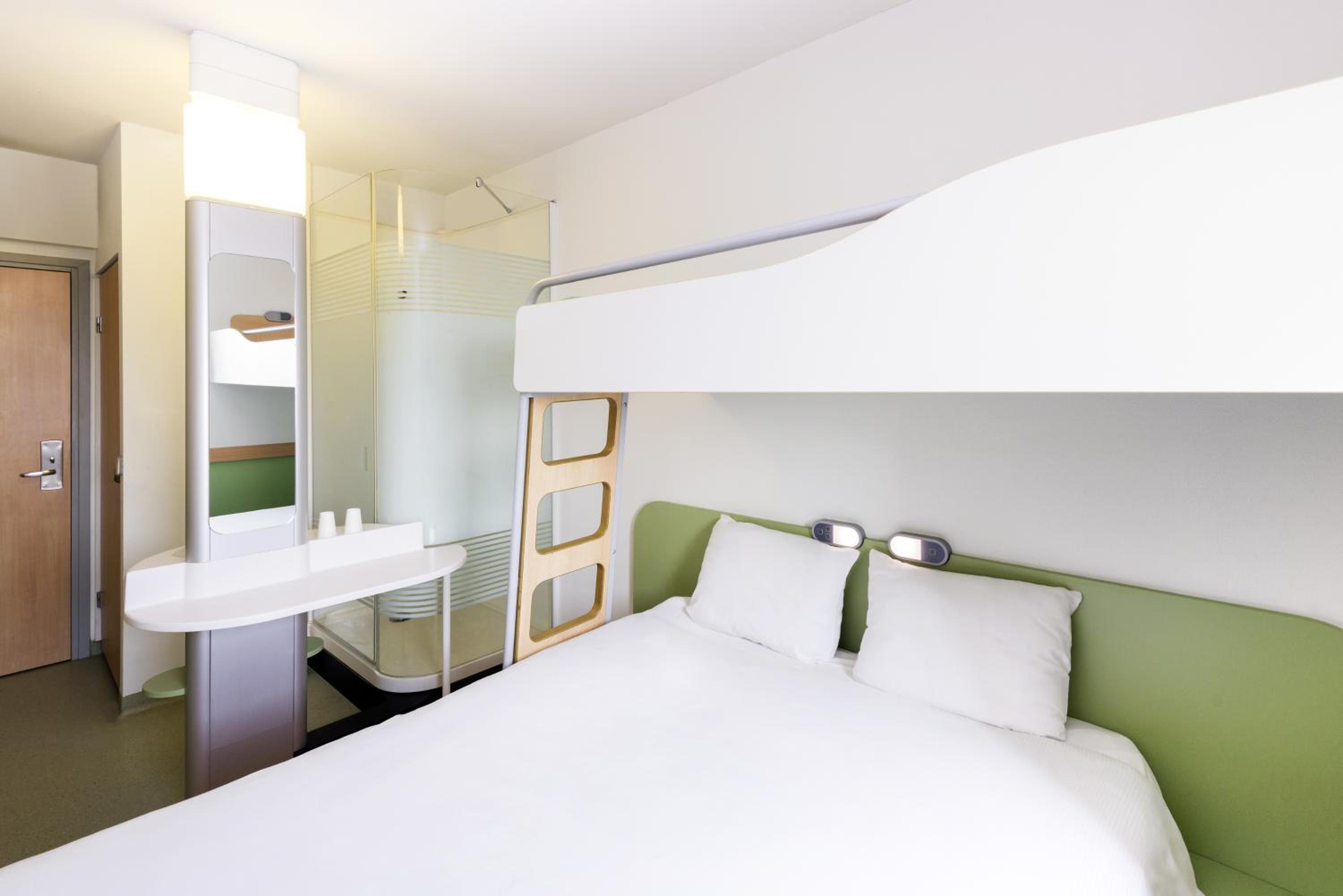 Triple Room with One Double Bed and One Bunk Bed