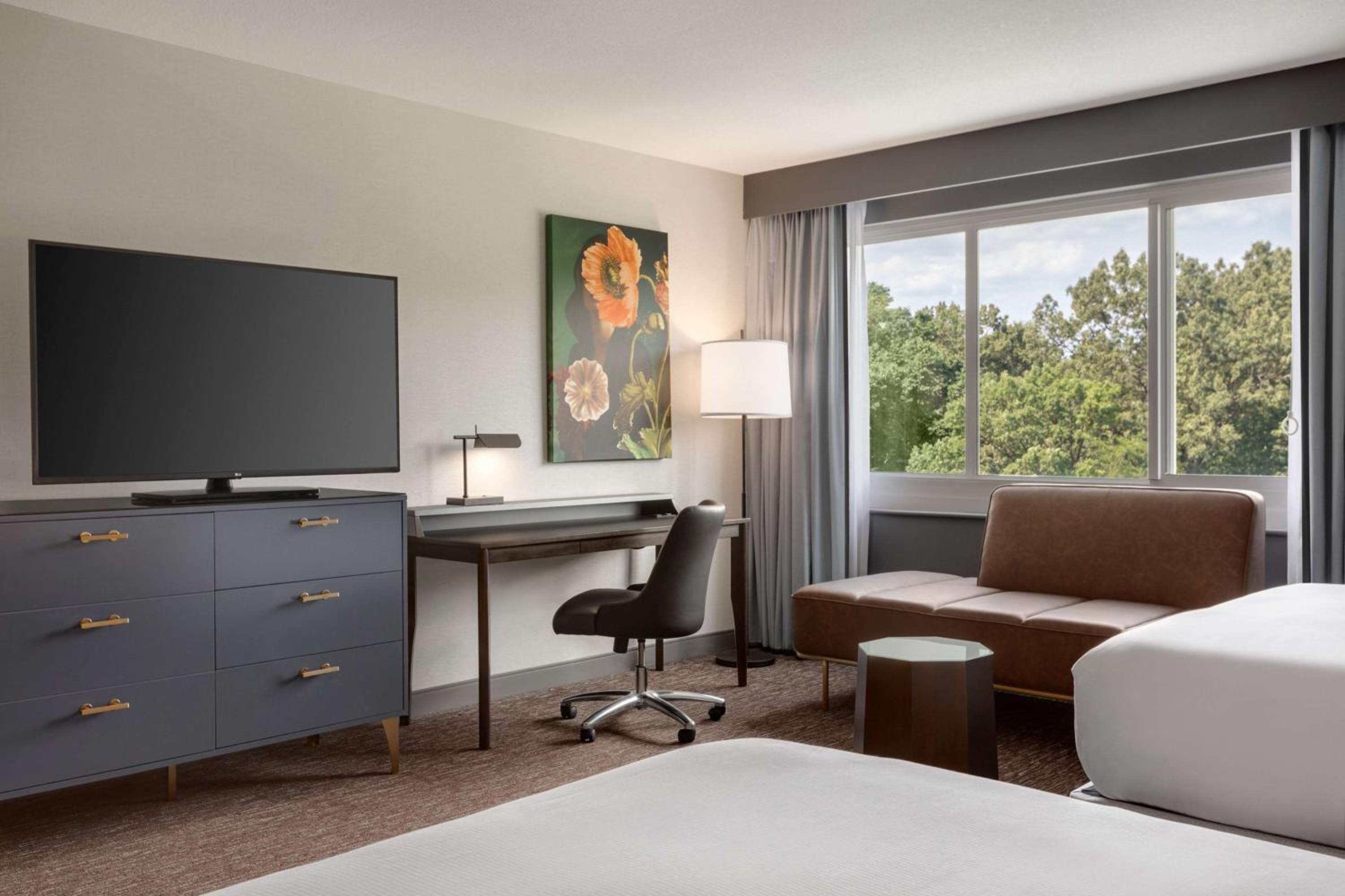 Queen Room with Two Queen Beds and Roll-In Shower - Mobility and Hearing Access - Photo 1