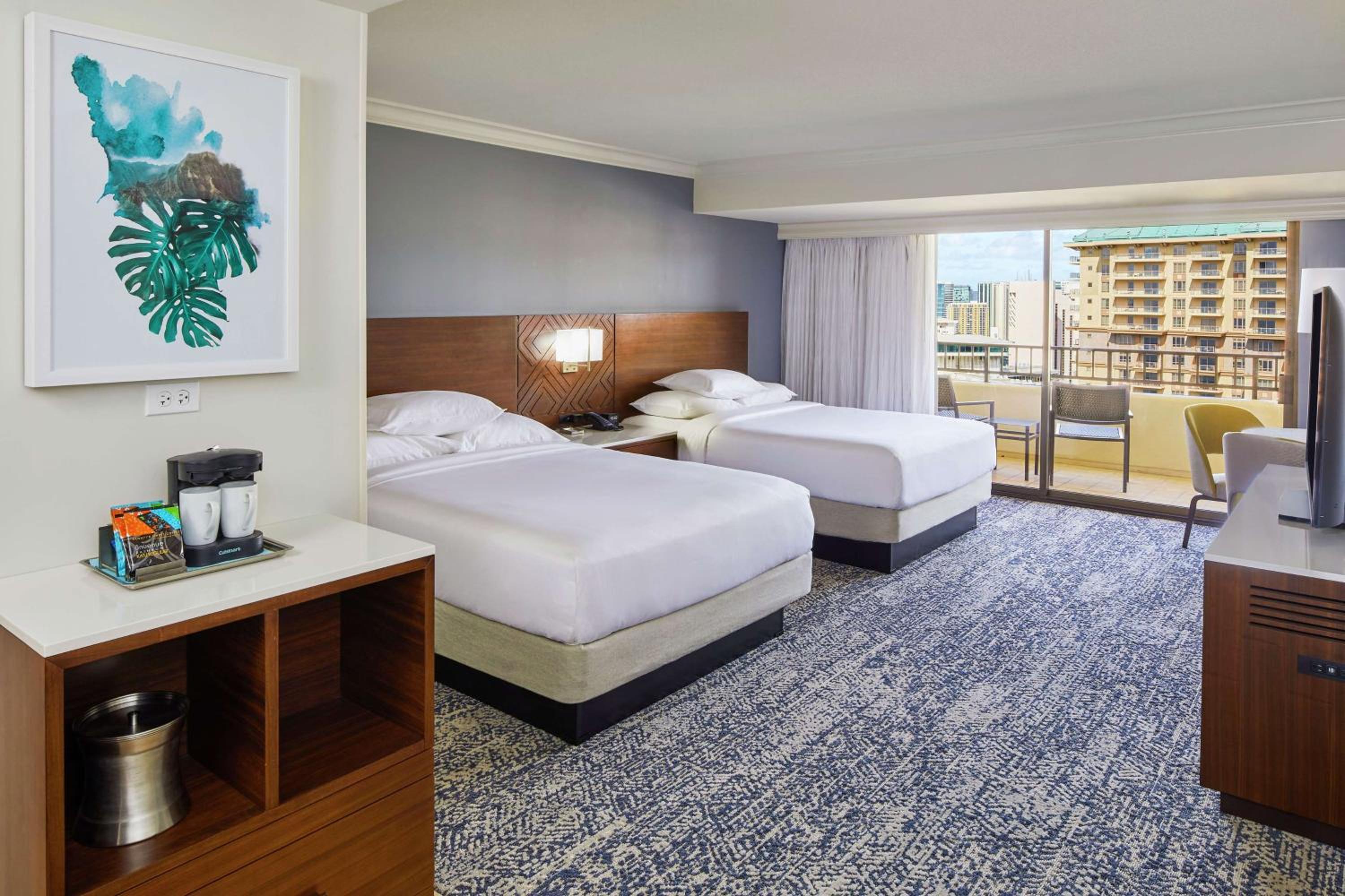 Tapa Collection Queen Room with Two Queen Beds - Partial Ocean View