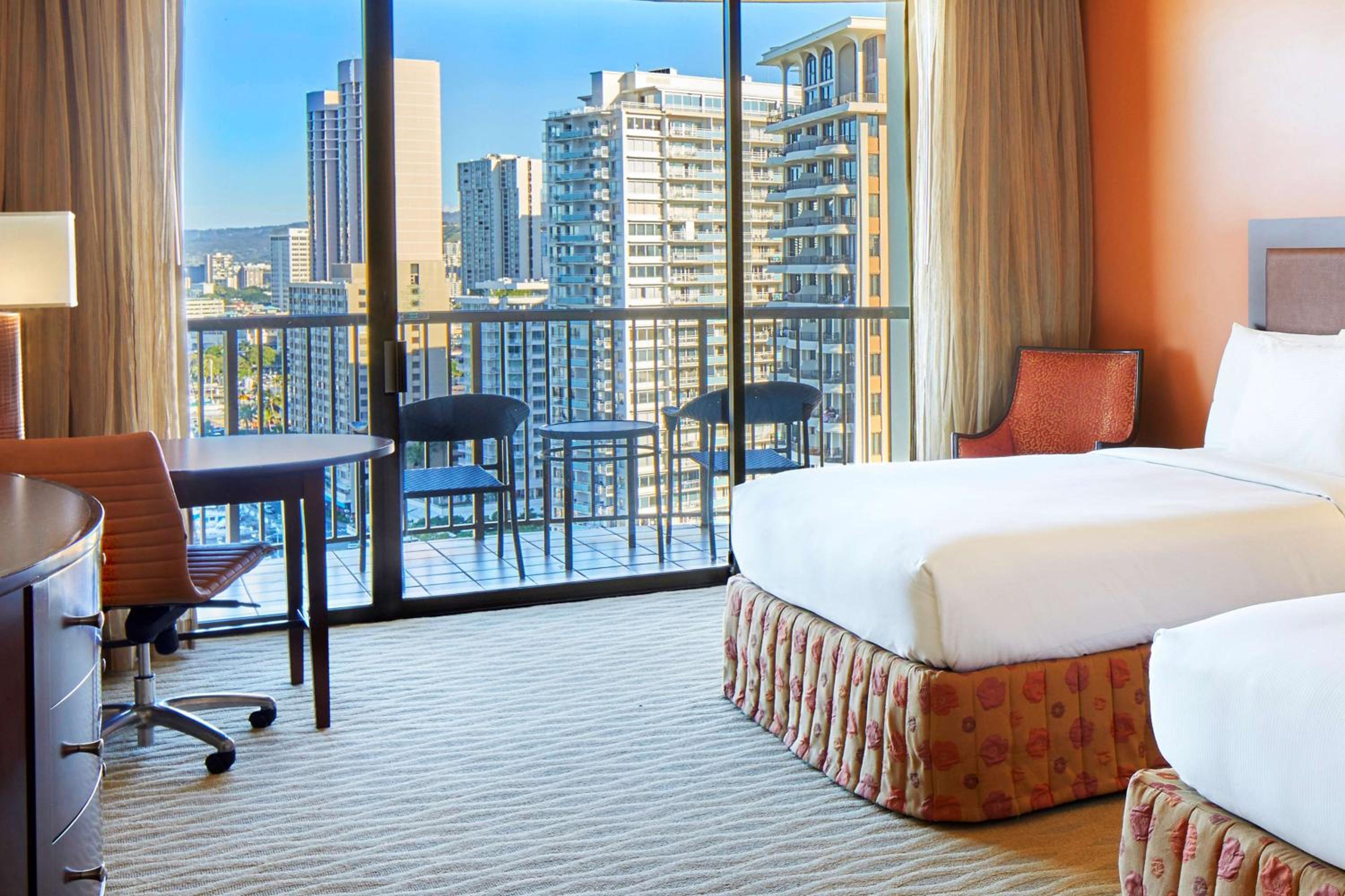 Rainbow Tower Lagoon View With Two Double Beds 