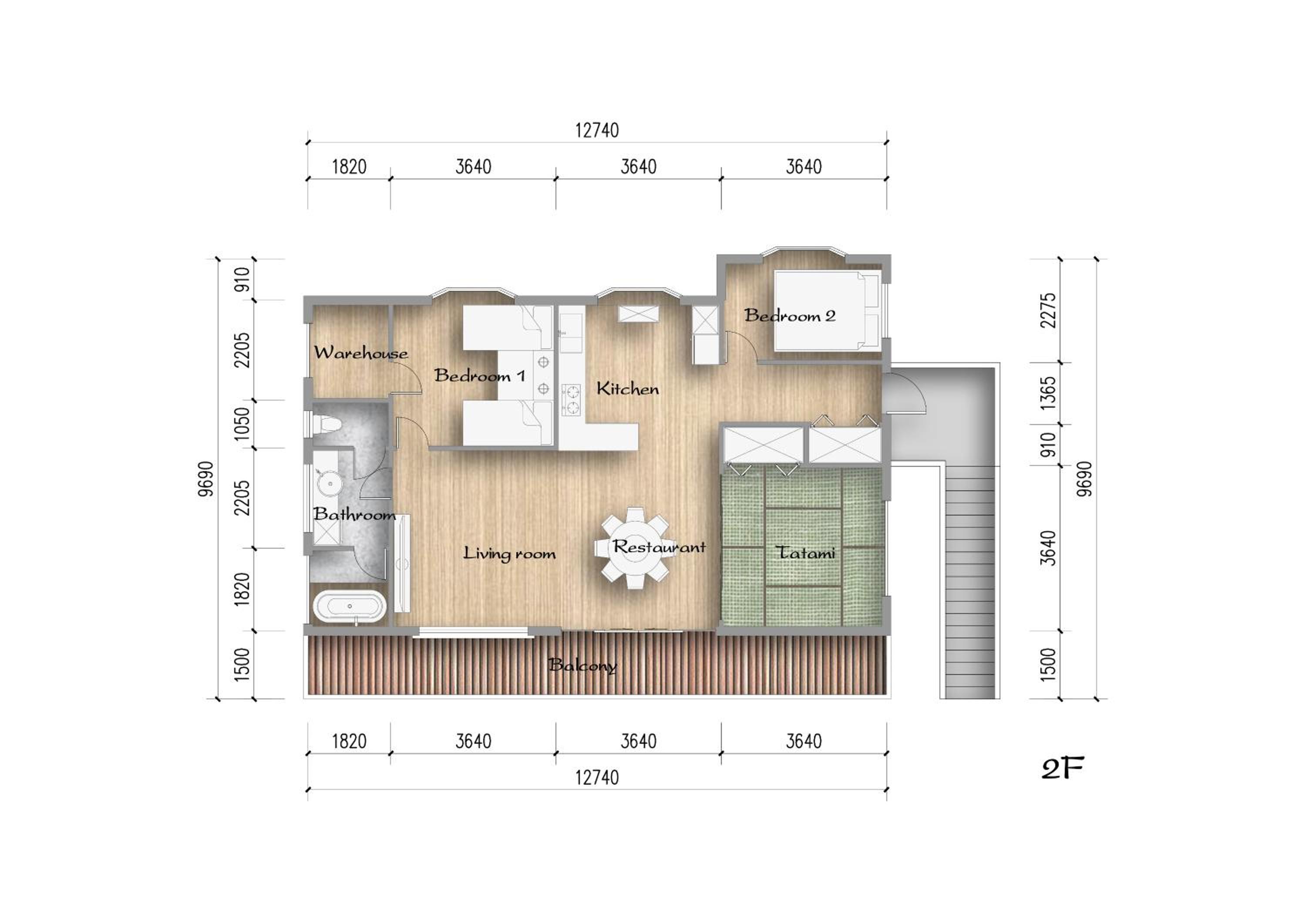 Three-Bedroom House photo 3