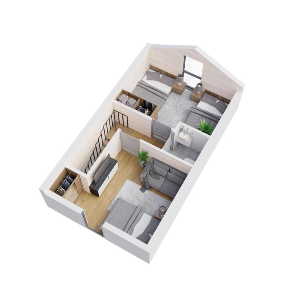 Two-Bedroom House