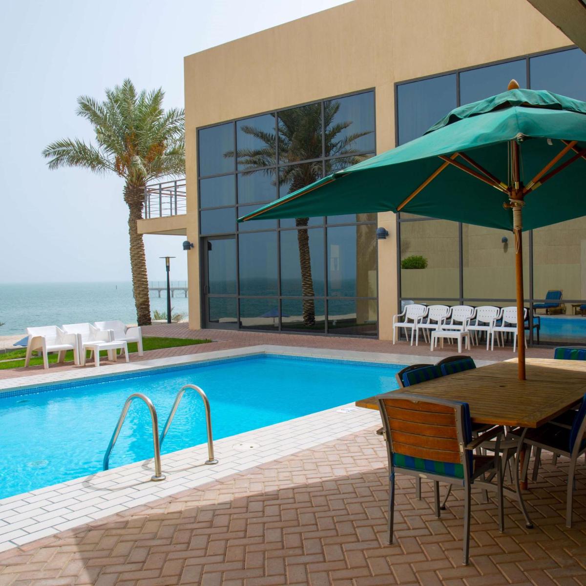 outdoor BBQ area