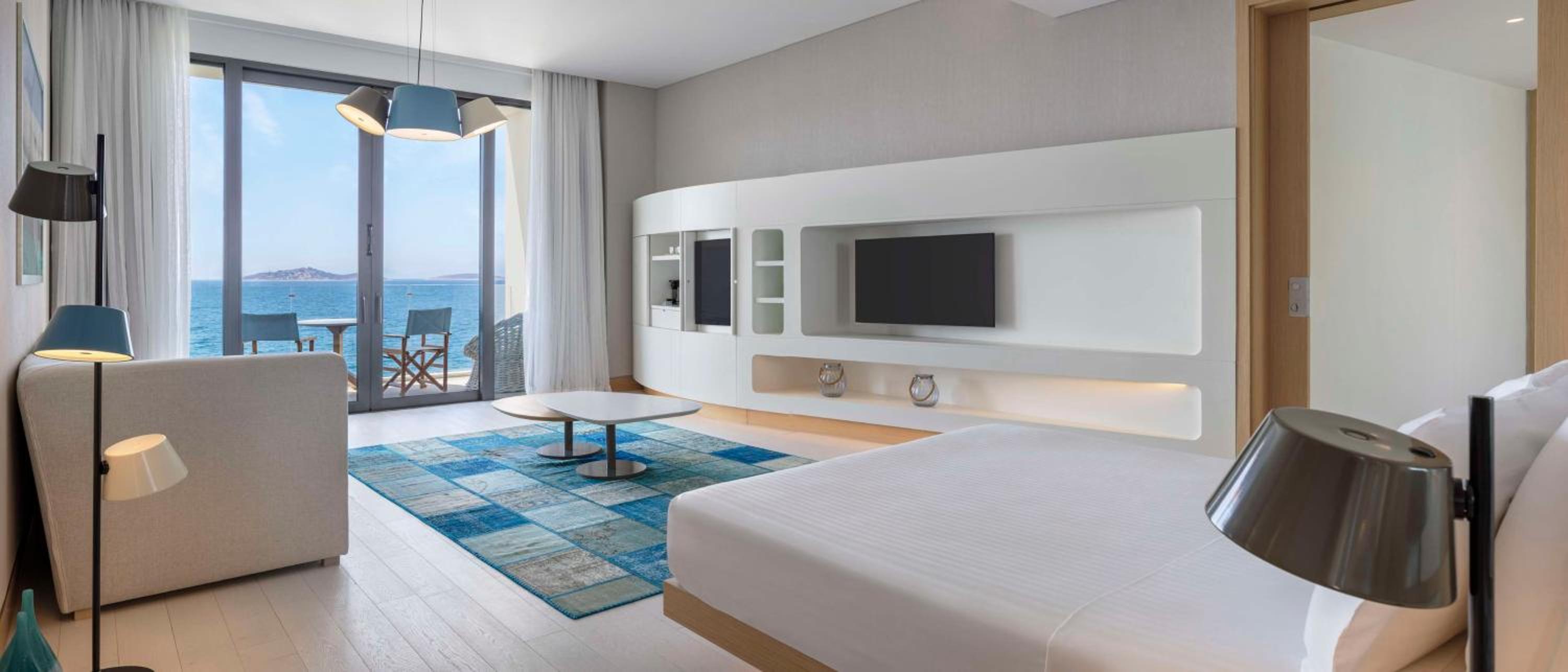 Suite Lit King-Size Junior avec Balcon - Vue sur Mer