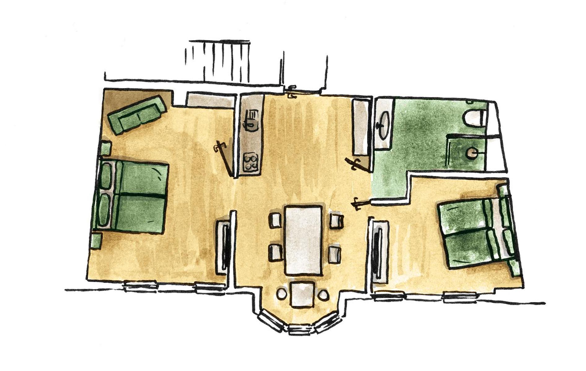 Superior Apartment with 2 bedrooms  - Photo 2