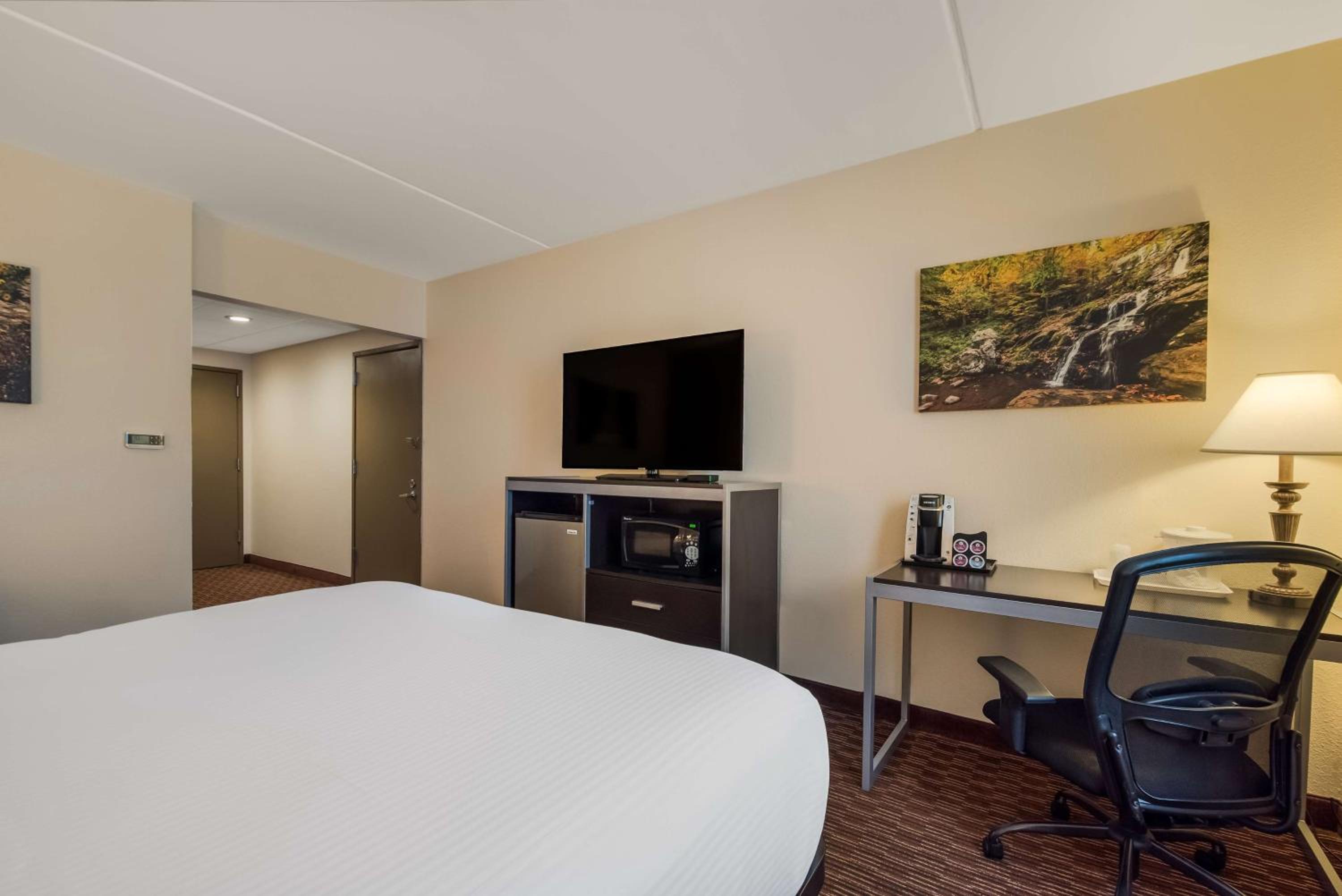 Queen Room with Roll-In Shower - Mobility Accessible/Non-Smoking - Photo 3