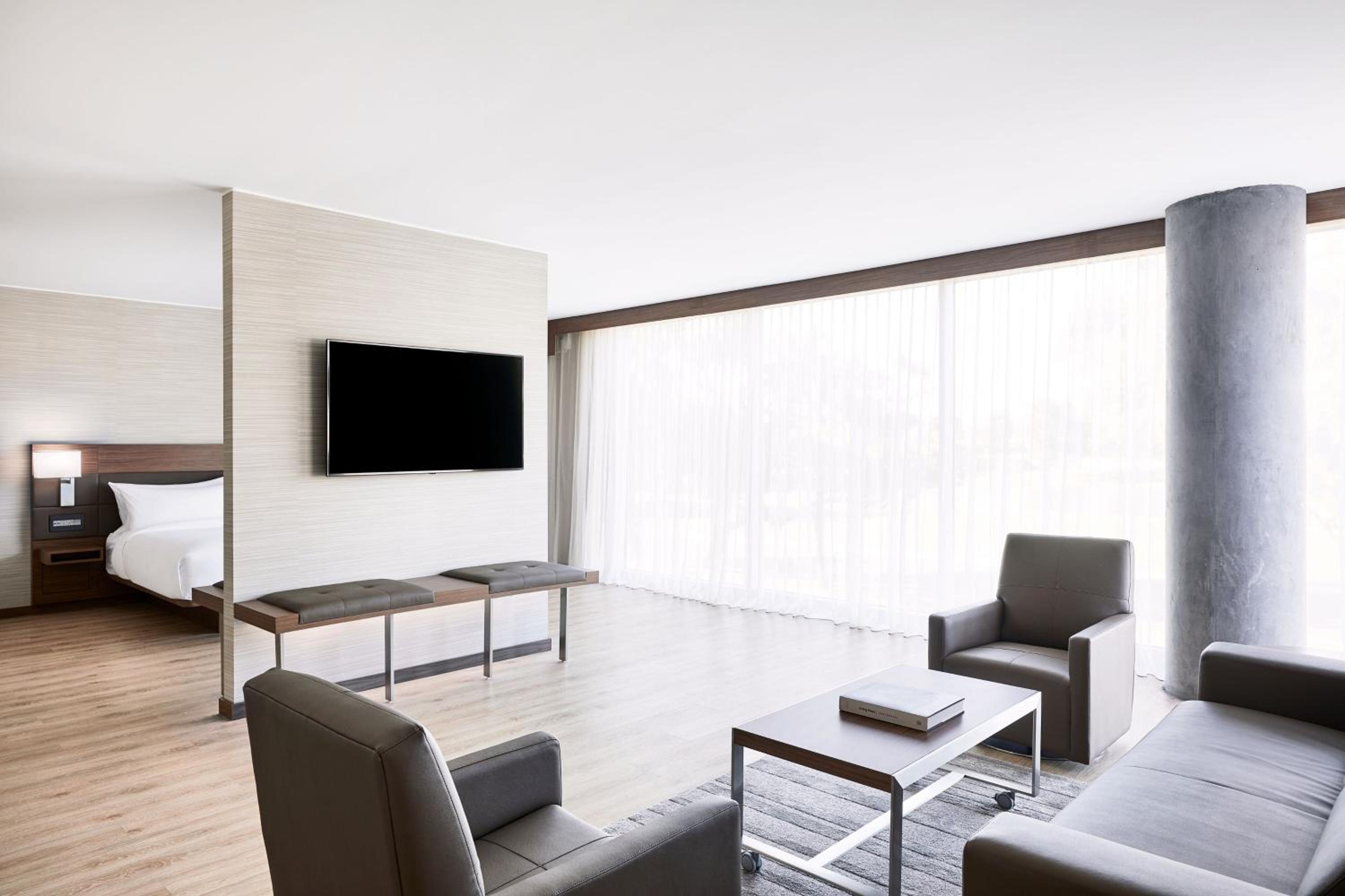 Junior King Suite with Sofa Bed and Pool View