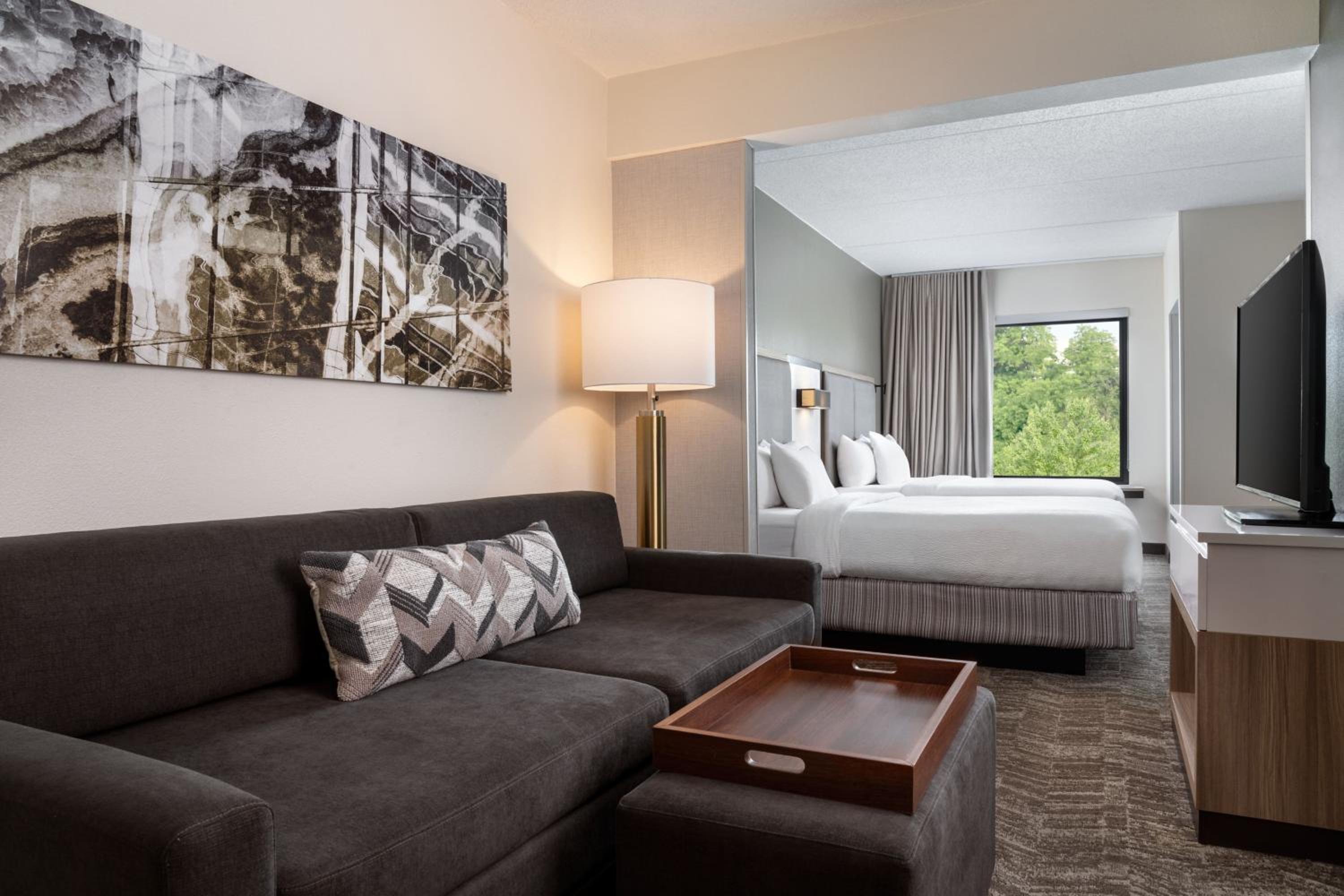 Queen Suite with Two Queen Beds and Sofa Bed