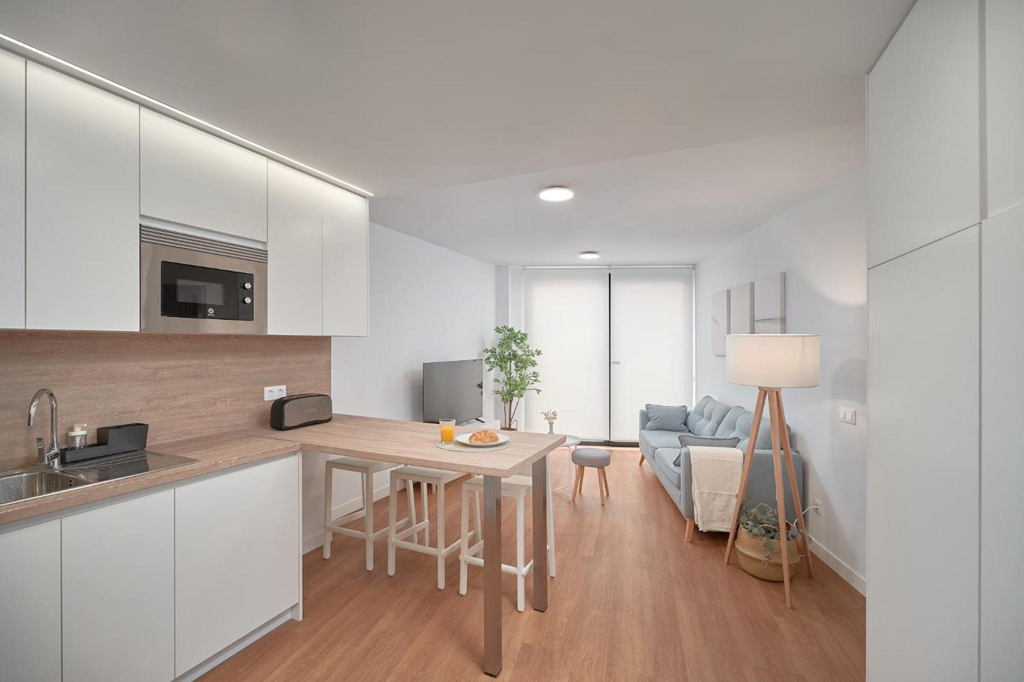 Apartamento de dos habitaciones