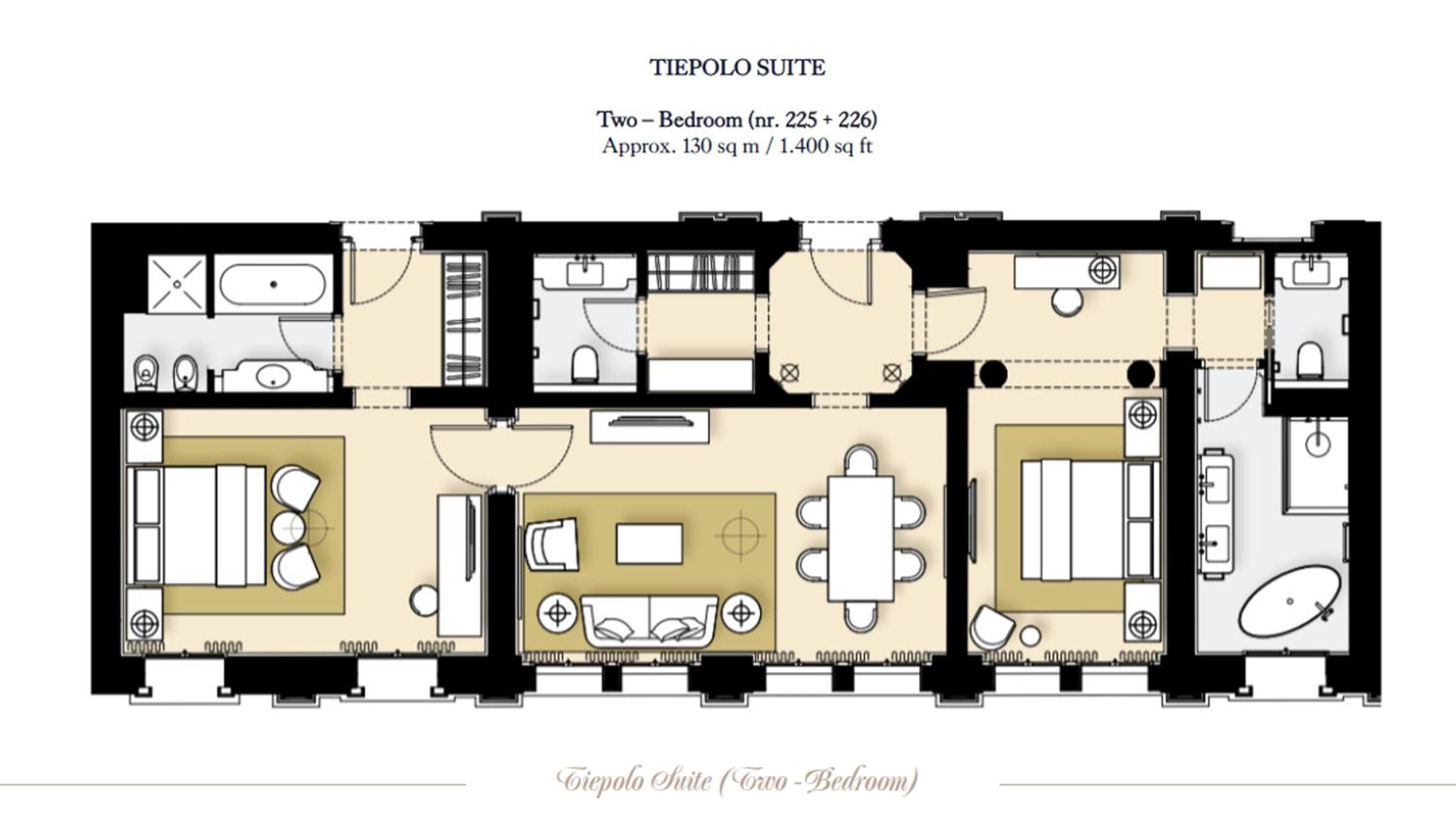 Tiepolo Two Bedroom Suite