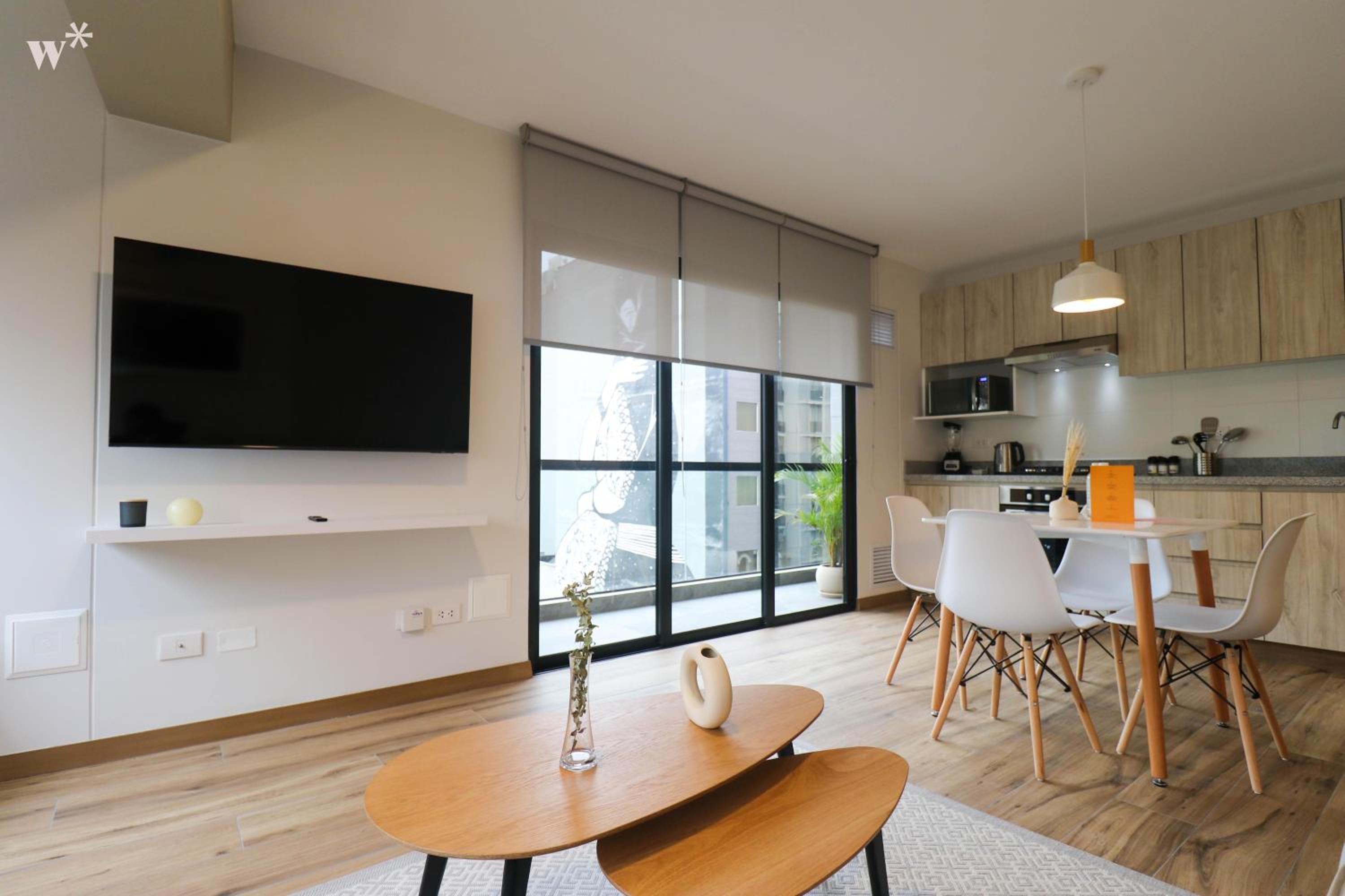 Two-Bedroom Apartment with City View