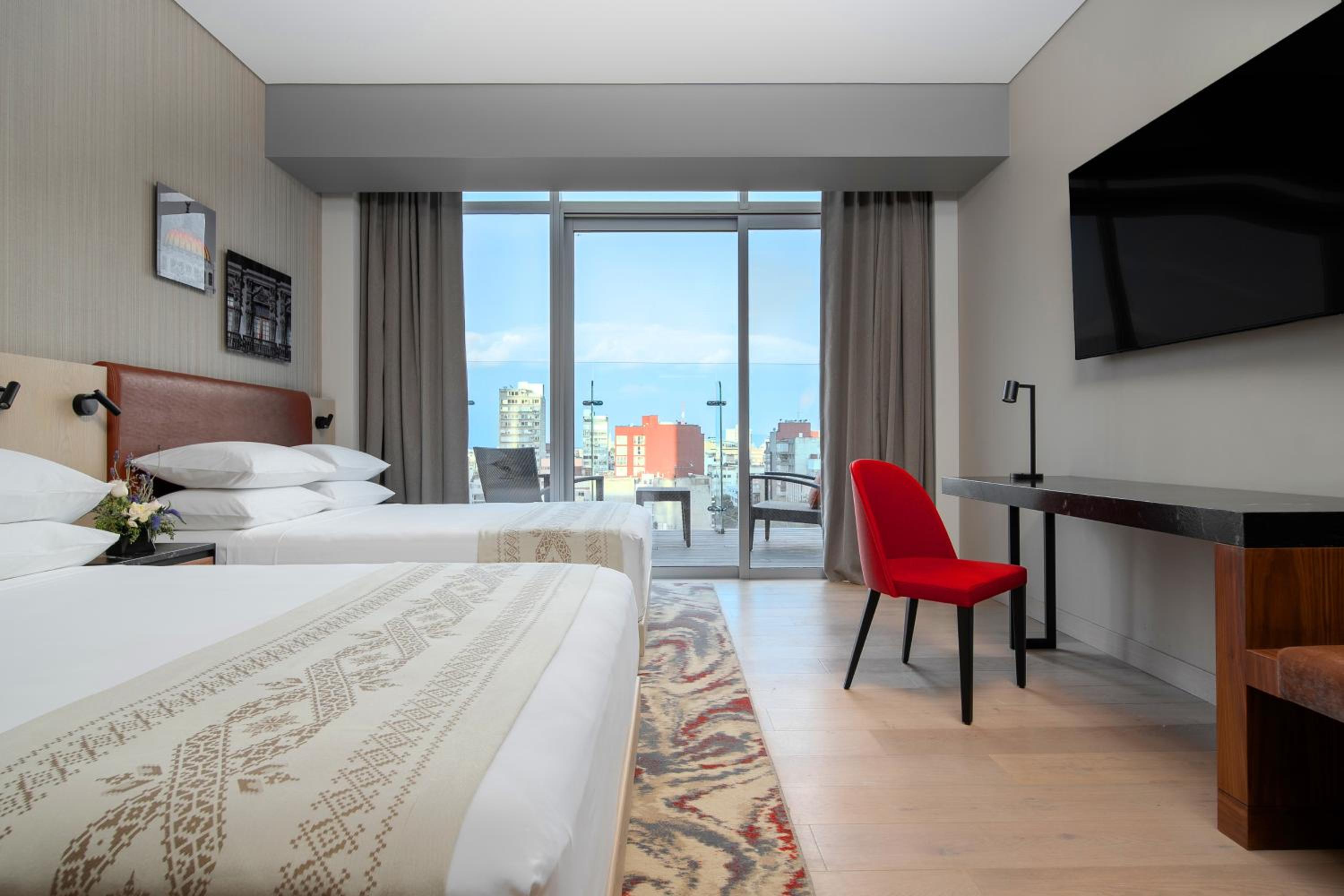 Queen Room with Two Queen Beds with City View and Terrace